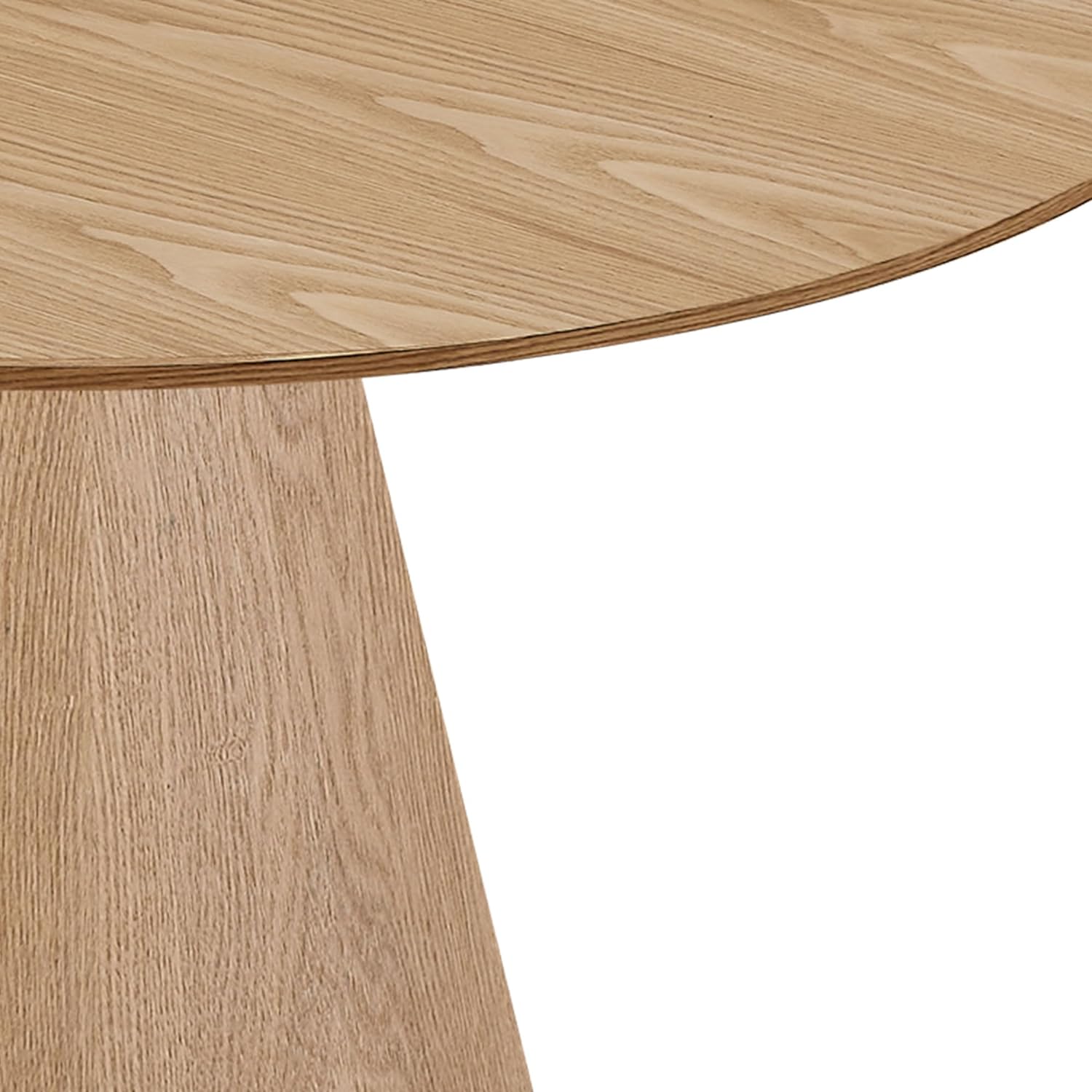 47.2'' Round Wood Dining Table for Living Room Dining Room Kitchen
