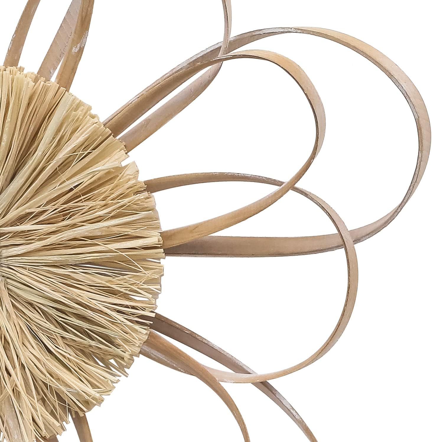 Large Metal Flower Wall Sculptures for Living Room, Bedroom, Bathroom (Wooden Flower)