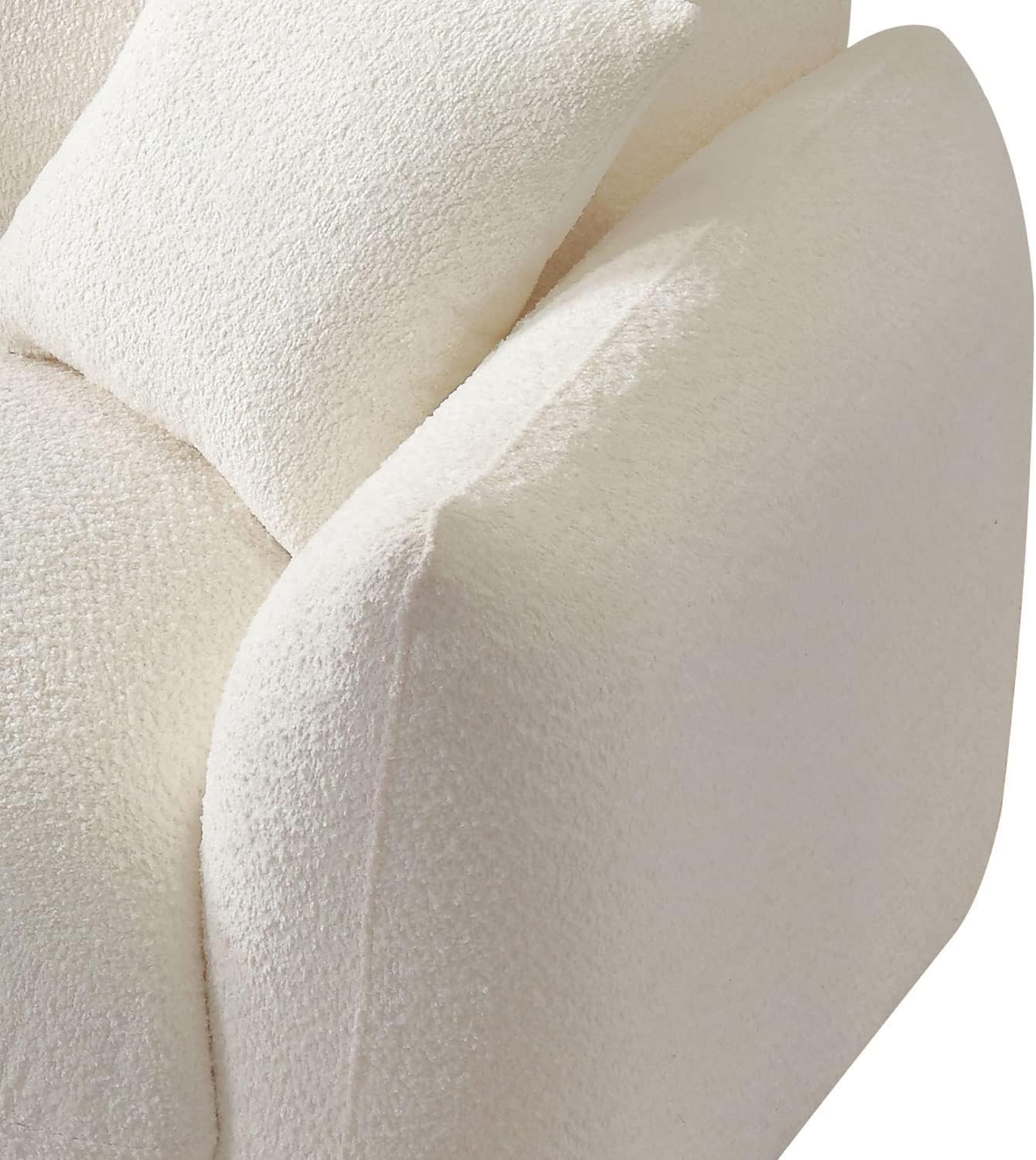 102.36" Sectional Sofa Cloud Couch for Living Room, Modern Back Upholstered Boucle Couch