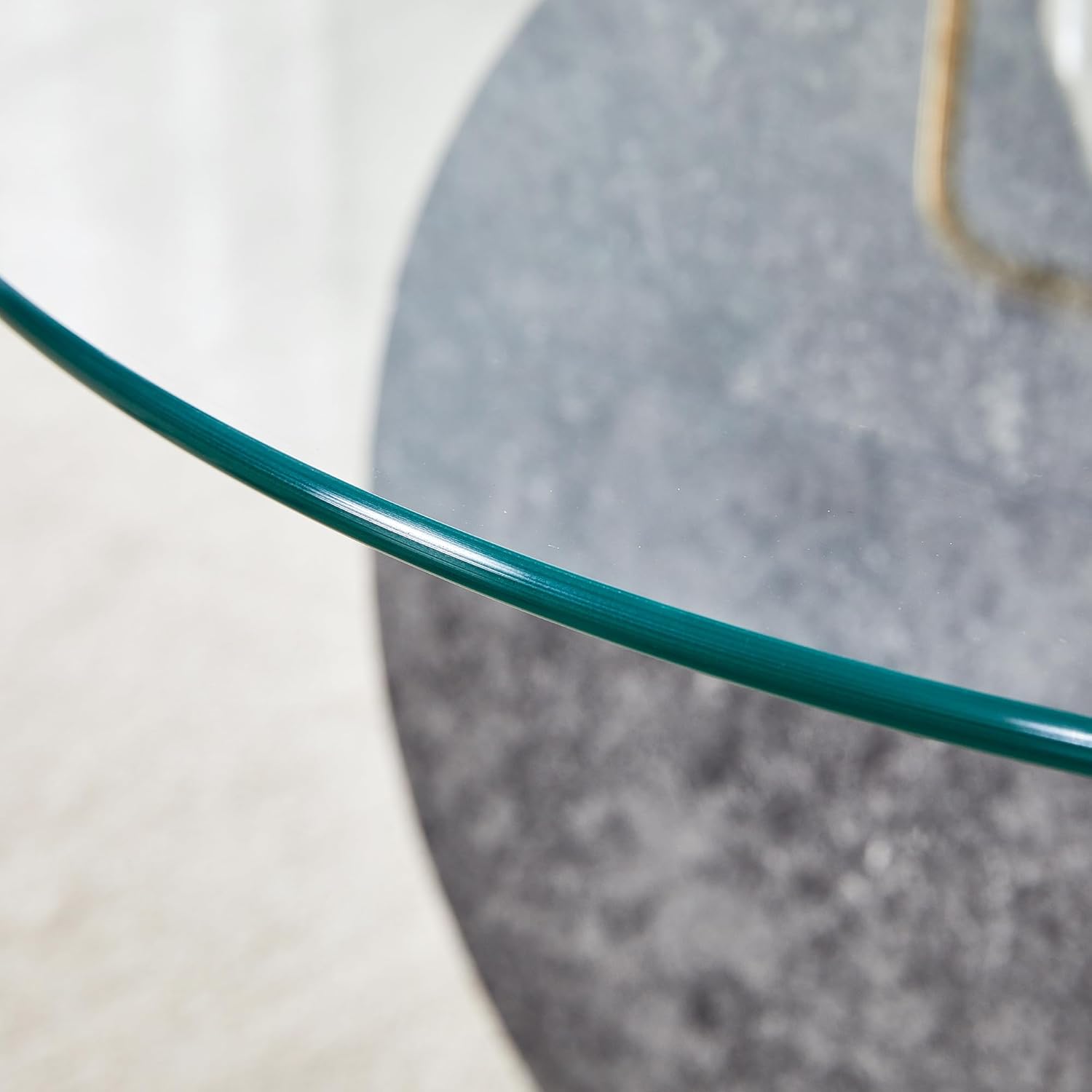 Glass Coffee Tables Round Coffee Tables for Living Room Modern 3 Tier