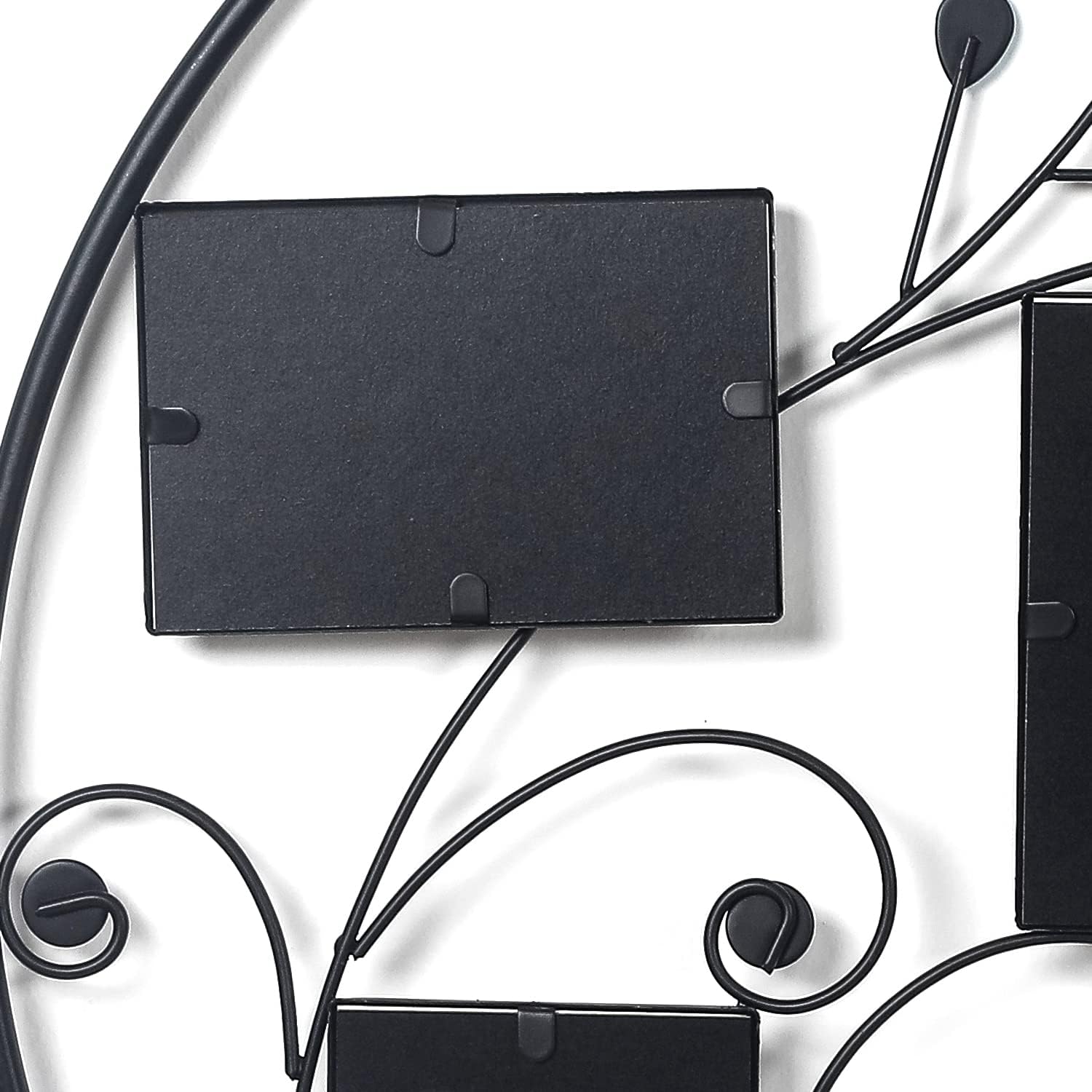 Metal Photo Frame Decorative Cystal Wall Hanging Collage Picture Frame with 6 Openings