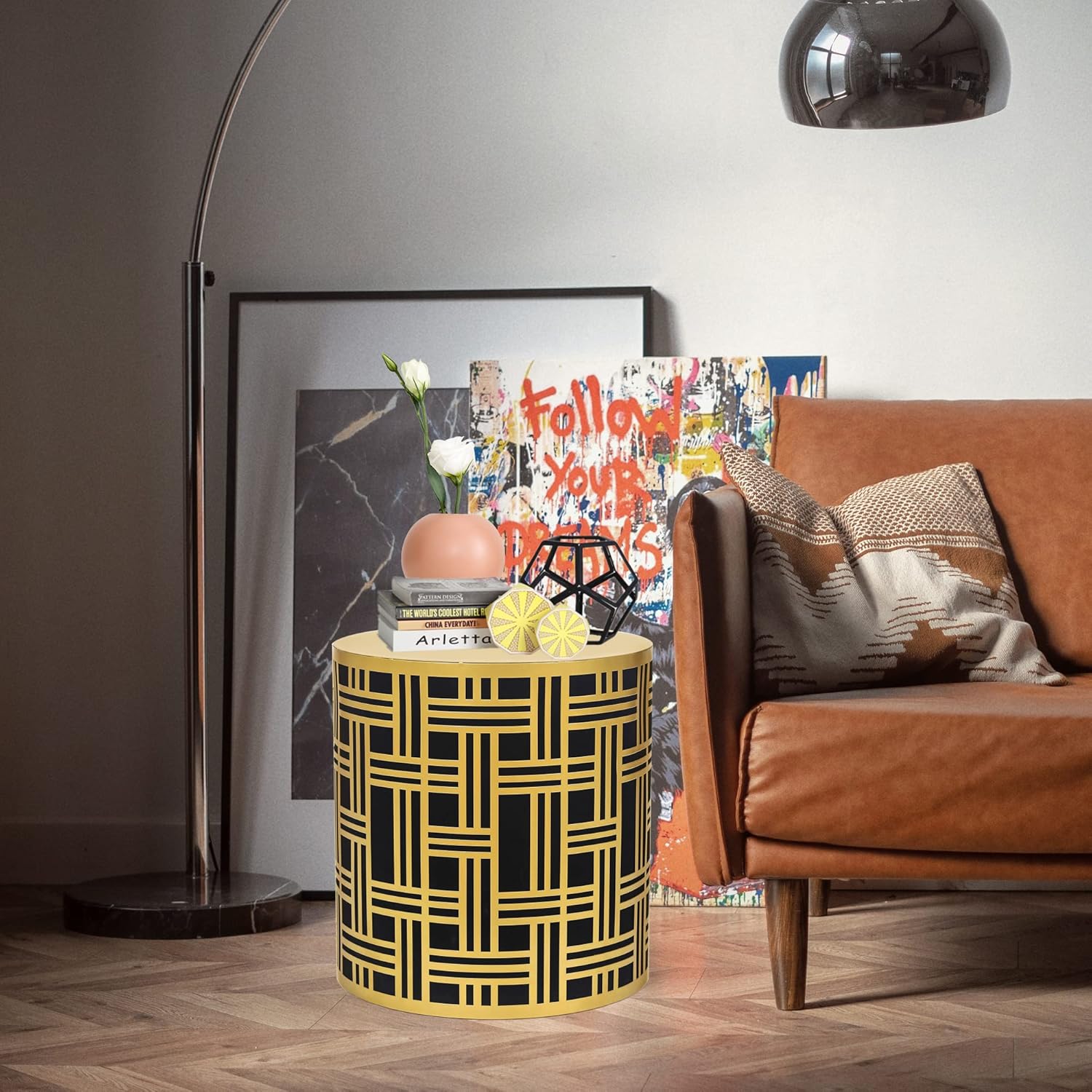 Modern Round End Tables,Decorative Accent Side End Tables