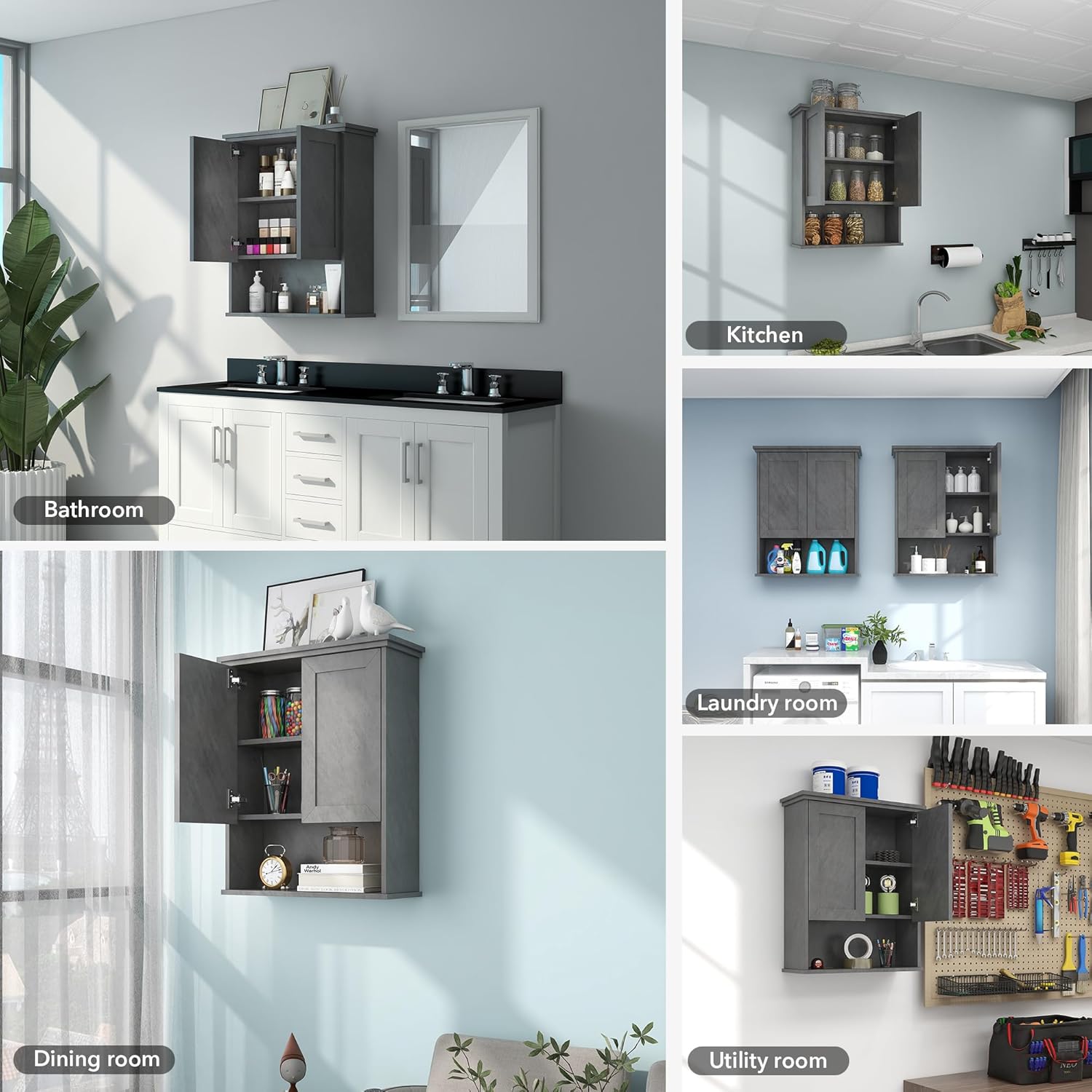 Bathroom Wall Cabinet Over Toilet Storage Cabinets 25x30 in Above Toilet Wood Medicine Cabinets for Bathroom Wall Mounted Cabinet