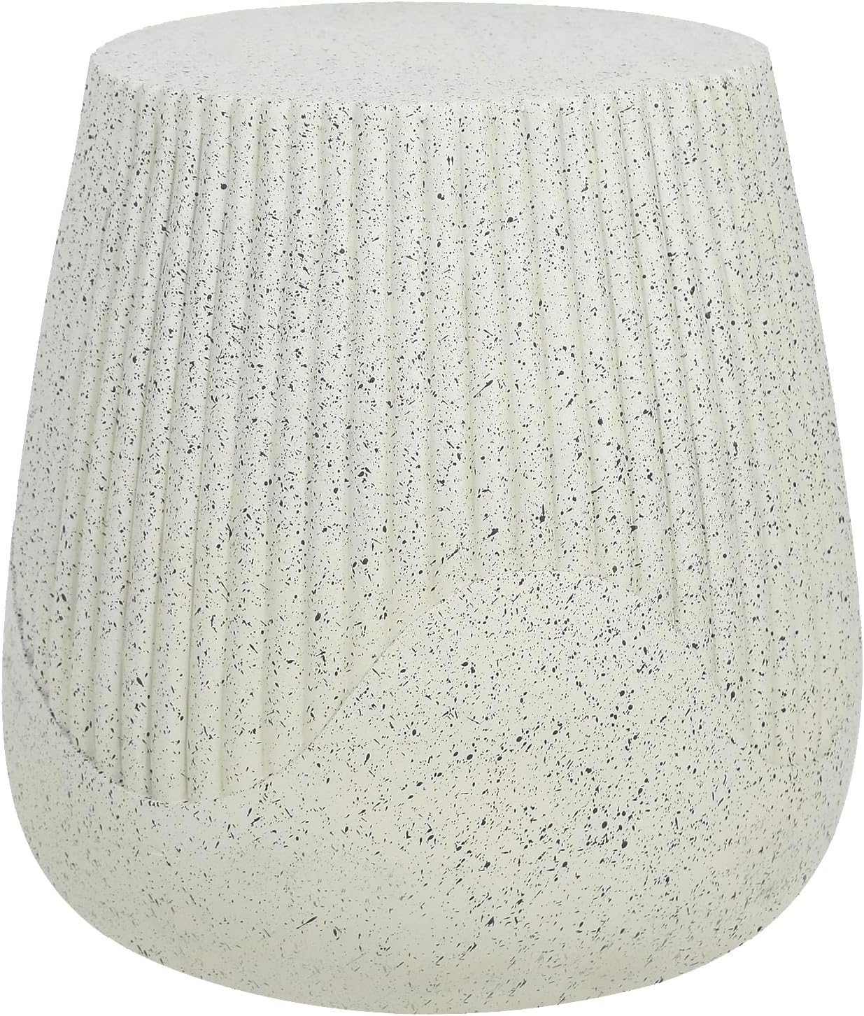 16.54" H Concrete Side Table for Outdoor, Modern Accent End Coffee Table Drink Table Nightstand