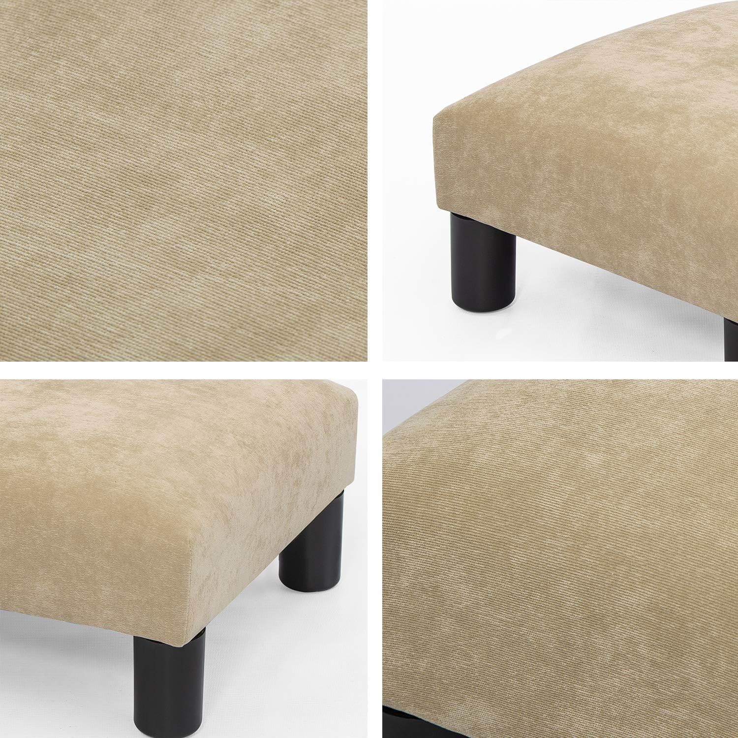 Small Footstool Geometric Art – Cuboid & Cylinder