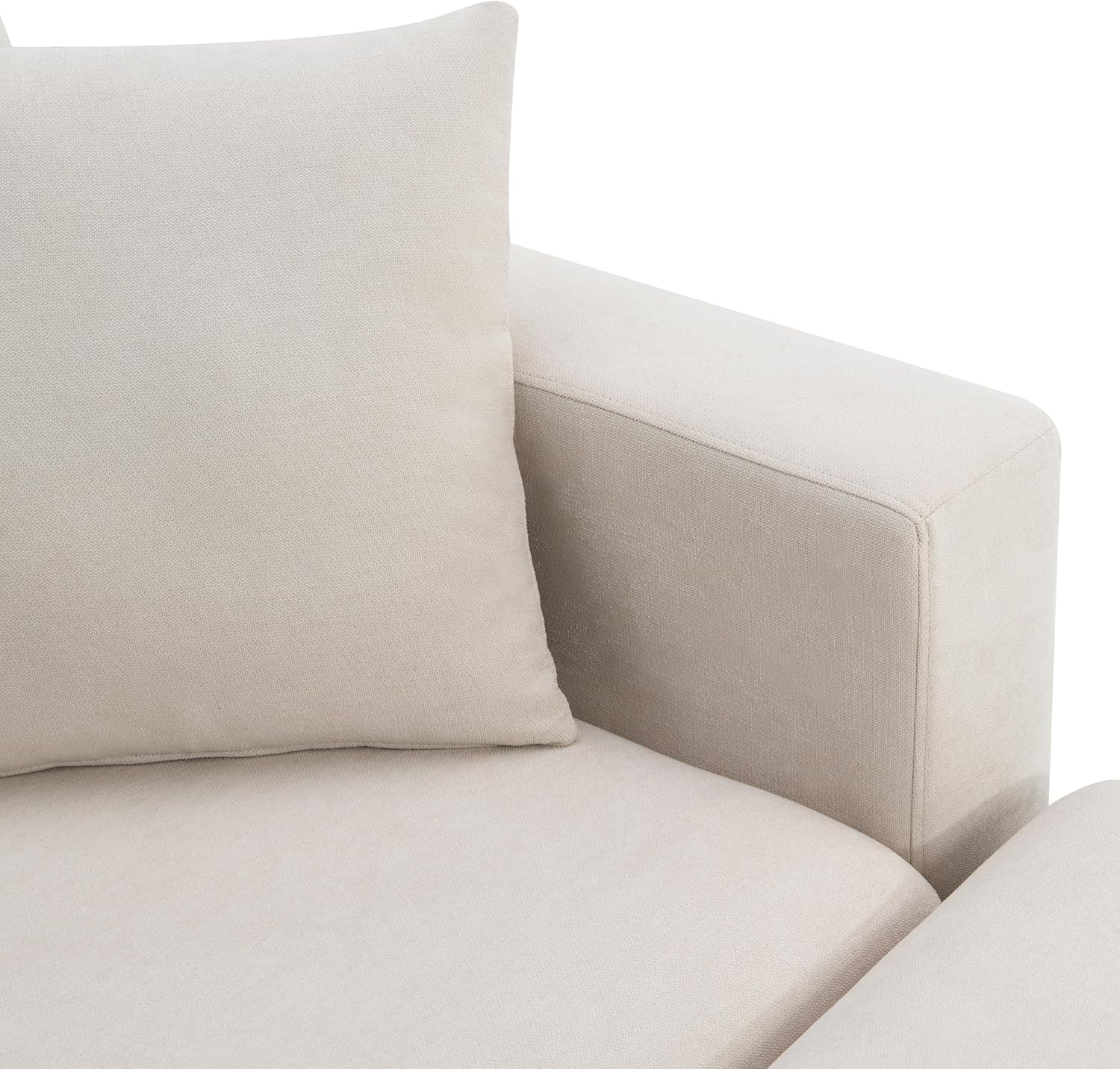 100.4" Sectional Sofa for Living Room, Modern L-Shaped 3-Seat Couch