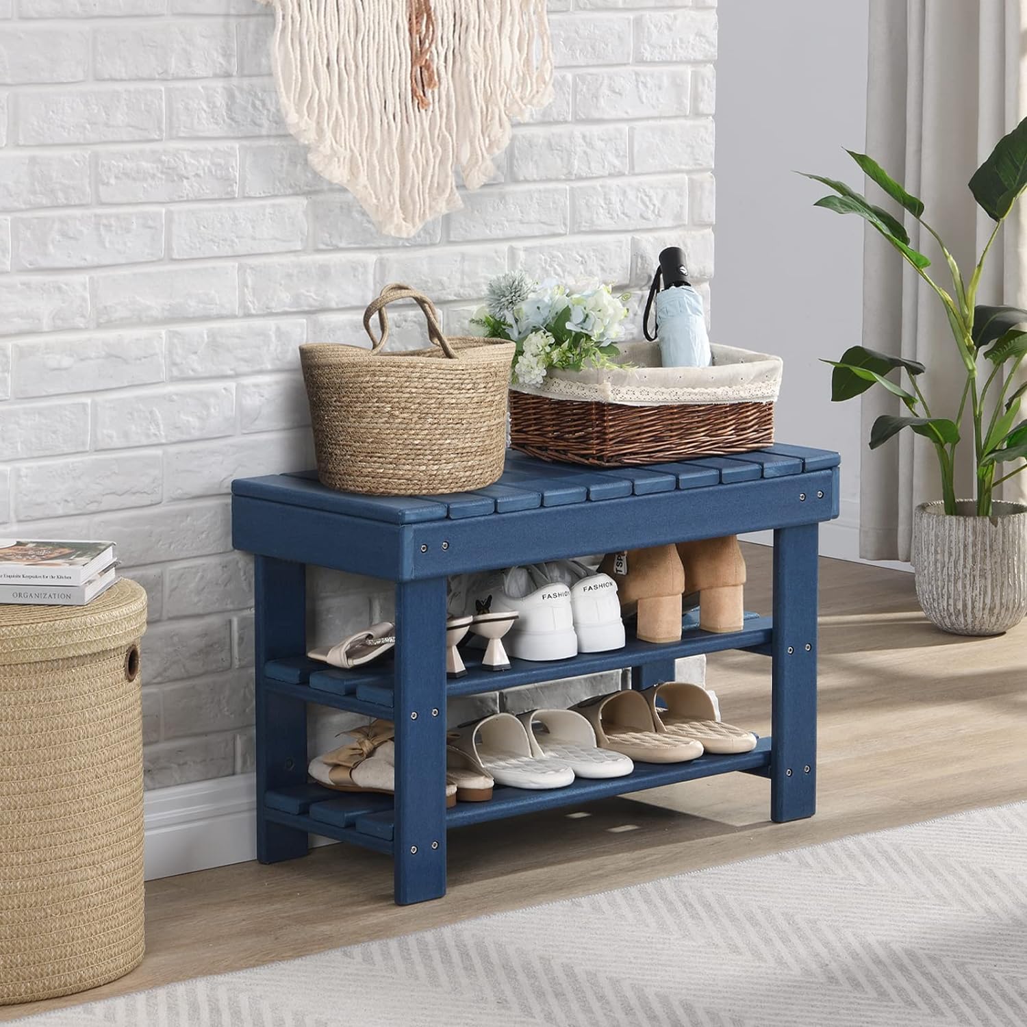 Small Side Table Waterproof Outdoor End Tables for Patio