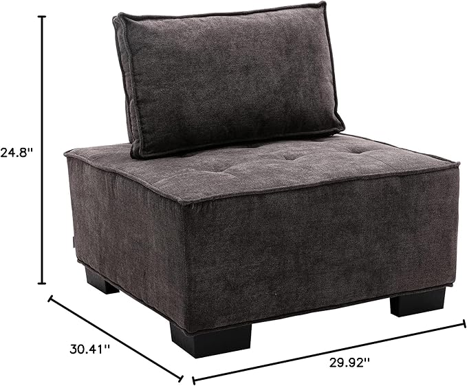 30.41" Square Modular Sectional Sofa, Free Combination Sectional Sofa