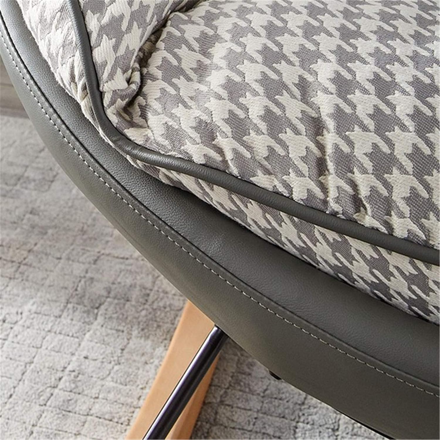 Rocking Chair Nordic Simple Rocking Chair Lazy Leisure Backrest Balcony Single Chair