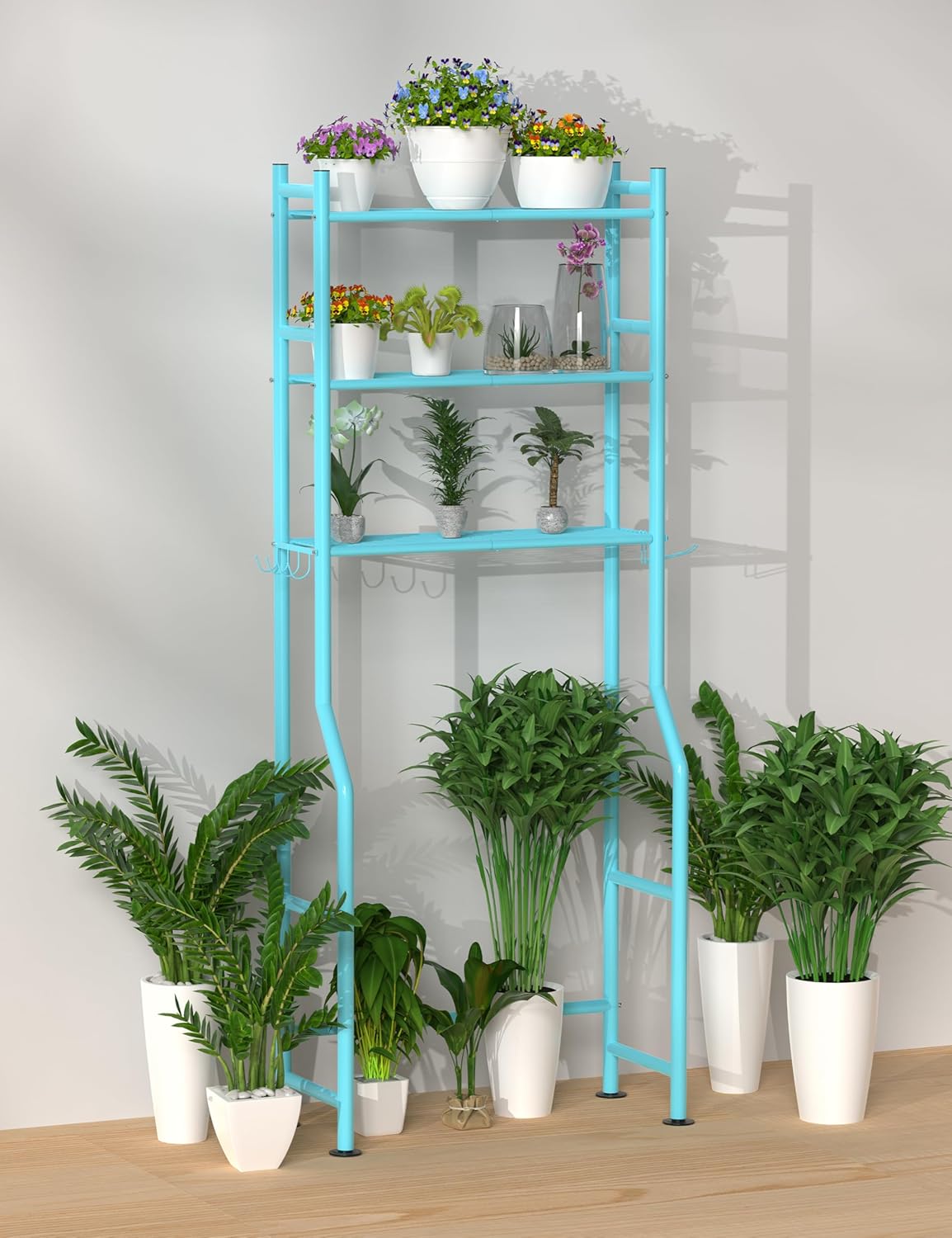Over Toilet Storage Shelf, 3-Tier Freestanding Over The Toilet Storage