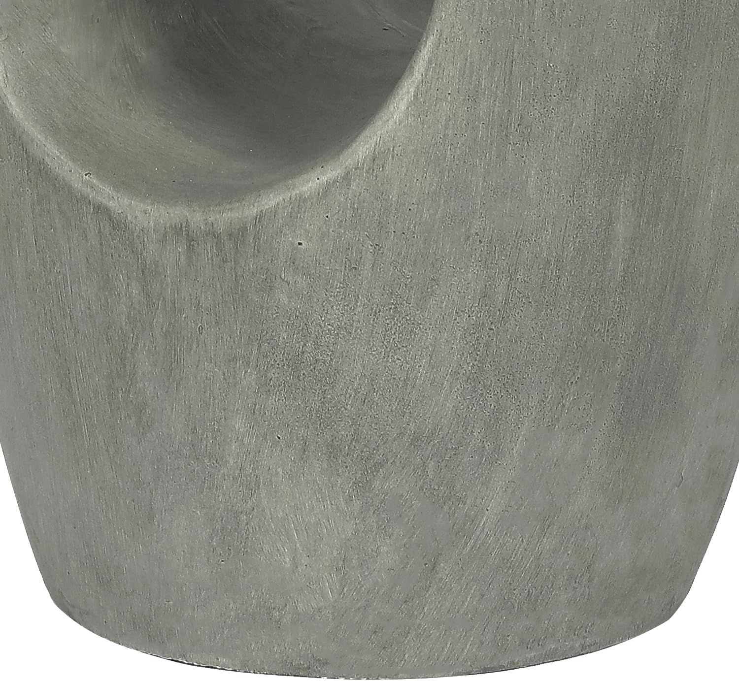 18.11" H Concrete Side Table for Outdoor, Modern Accent End Coffee Table Drink Table Nightstand