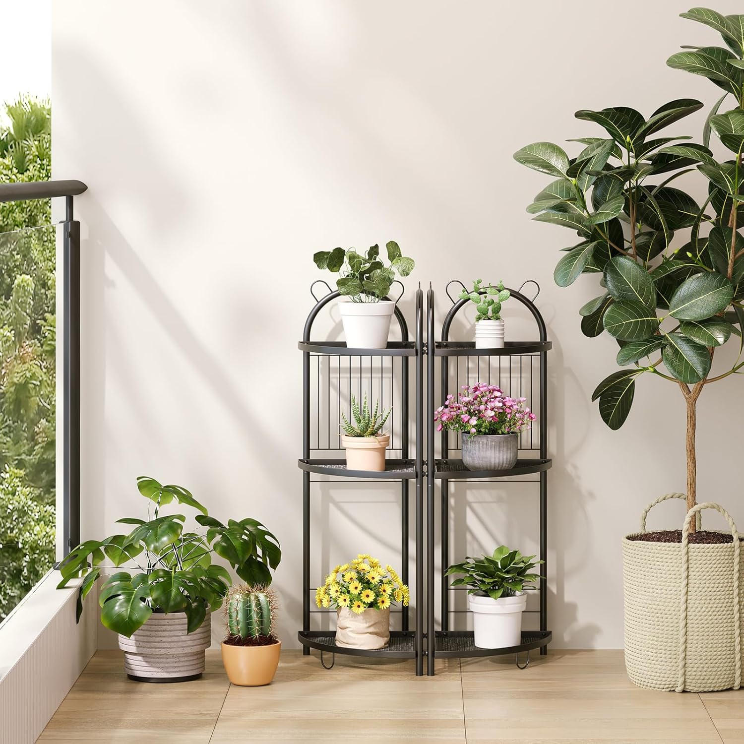 Small Toilet Shelf Metal Toilet Paper Storage 3 Tier Corner Bathroom Shelf Tiny Corner Shelf Unit