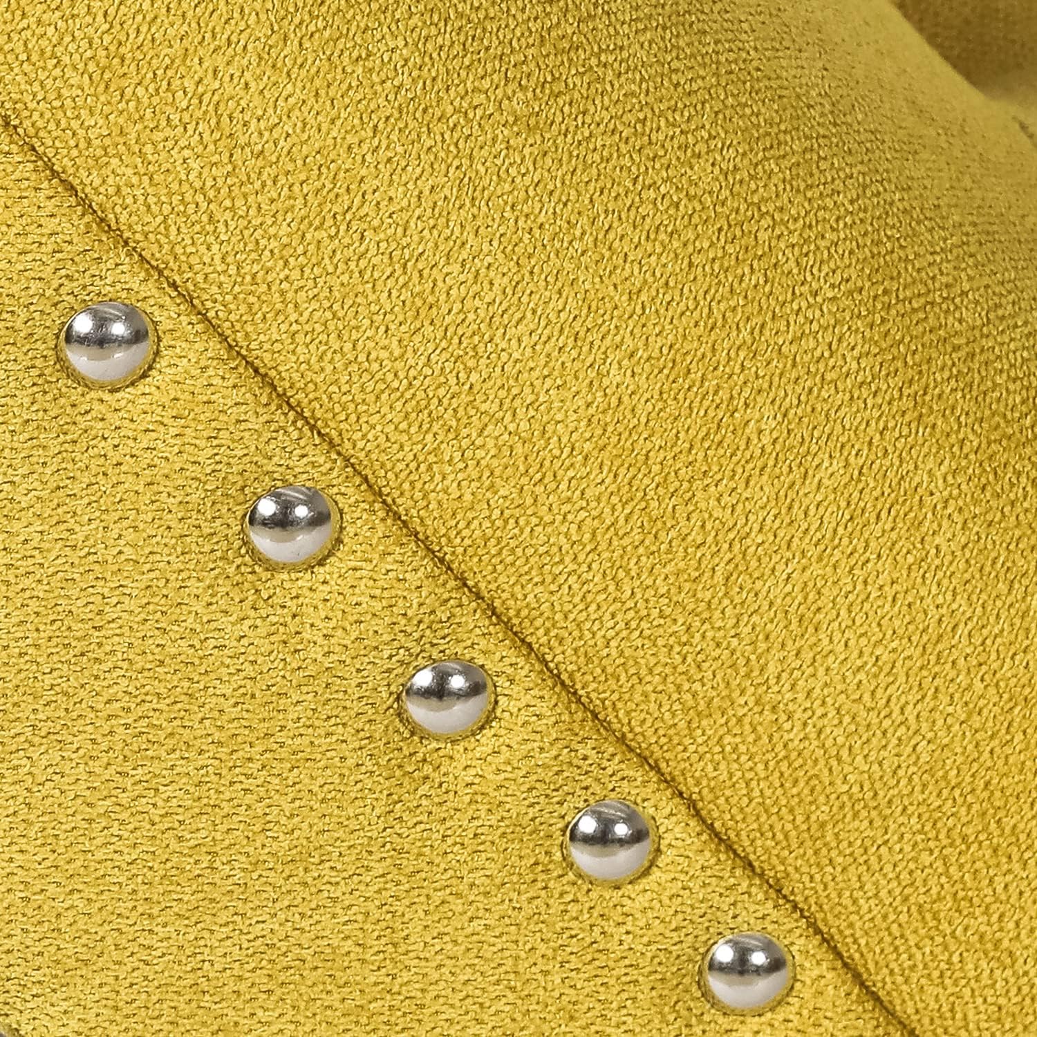 Modern Upholstered Fabric Ottoman Bench Tufted Entryway Accent Bench