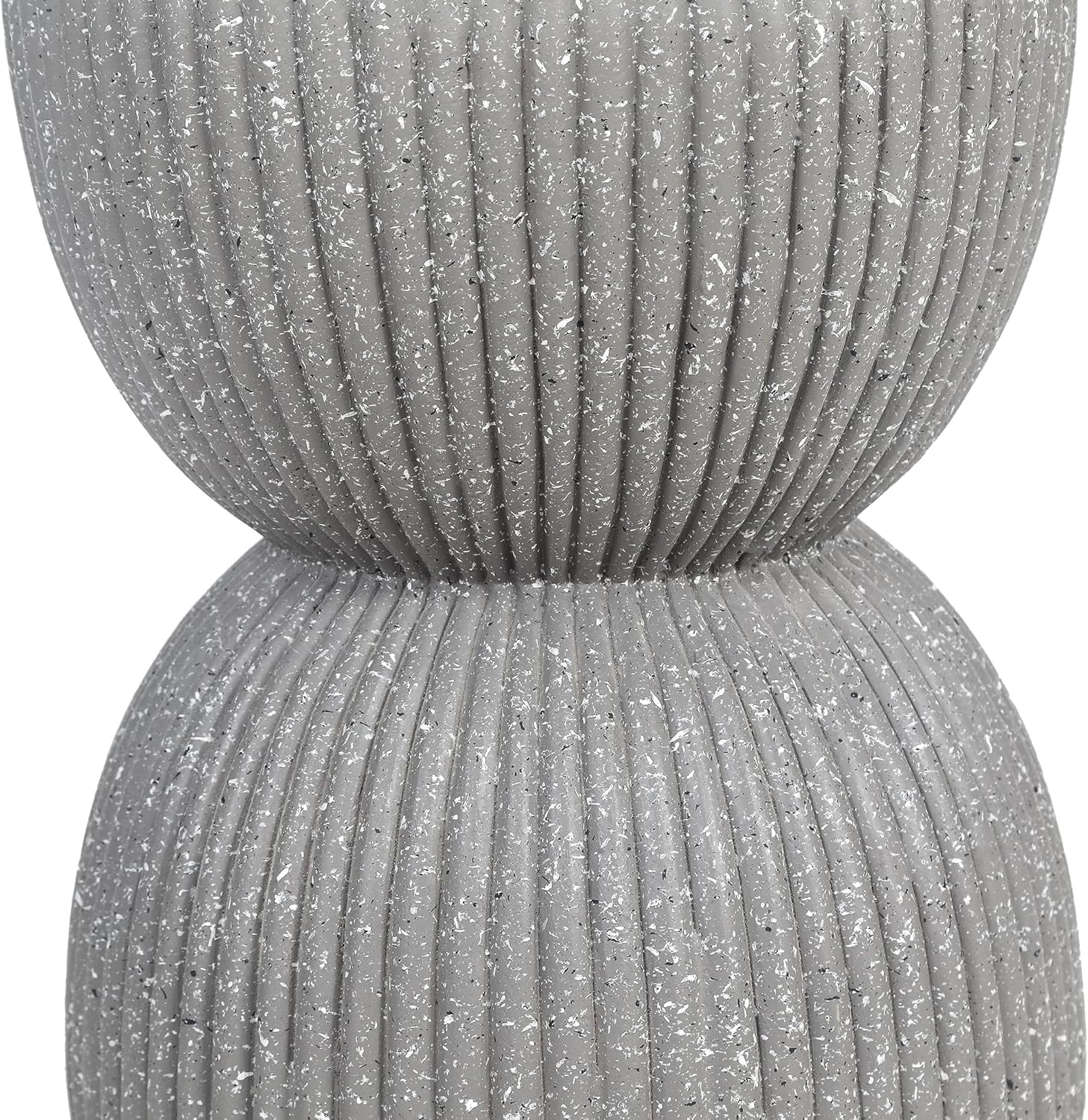16.9" H Concrete Side Table for Outdoor, Modern Accent End Coffee Table