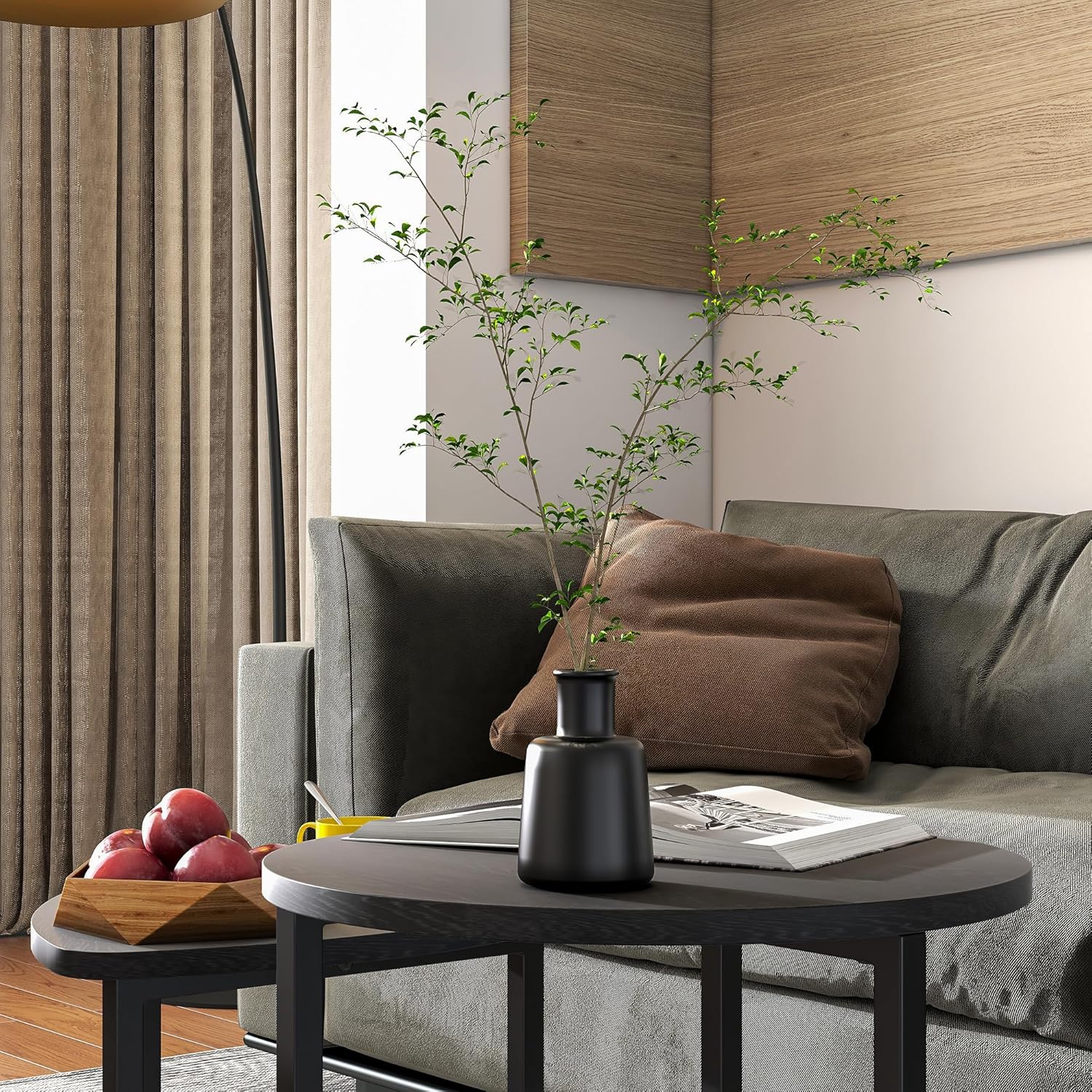 Coffee Table Side Tables End Tables Living Room Set of 2