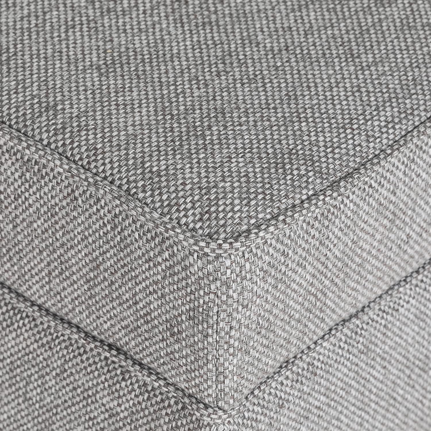 17’’ Square Ottoman with Storage- Small Storage Ottoman Foot Rest