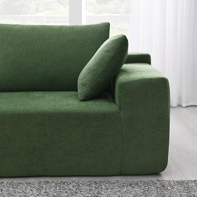 109" Modular Sofa Couch Convertible Sectional Sofa