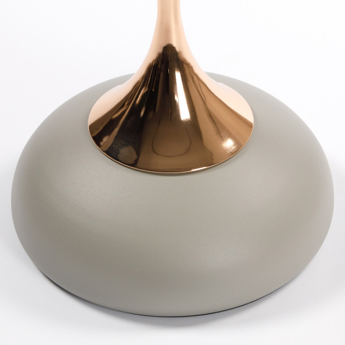 JPJPUU Mermaid Tail End Coffee Table Round Side Table, Modern Metal Pedestal Table, Minimalist Accent Table for Small Spaces