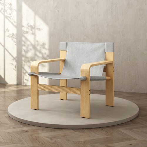 JPJPUU Detachable and washable Oak Accent Chair Wide Armrest Mid-Century Lounge Chair Linen Fabric Armchair & Solid Wood Frame for Living Room, Bedroom, Balcony