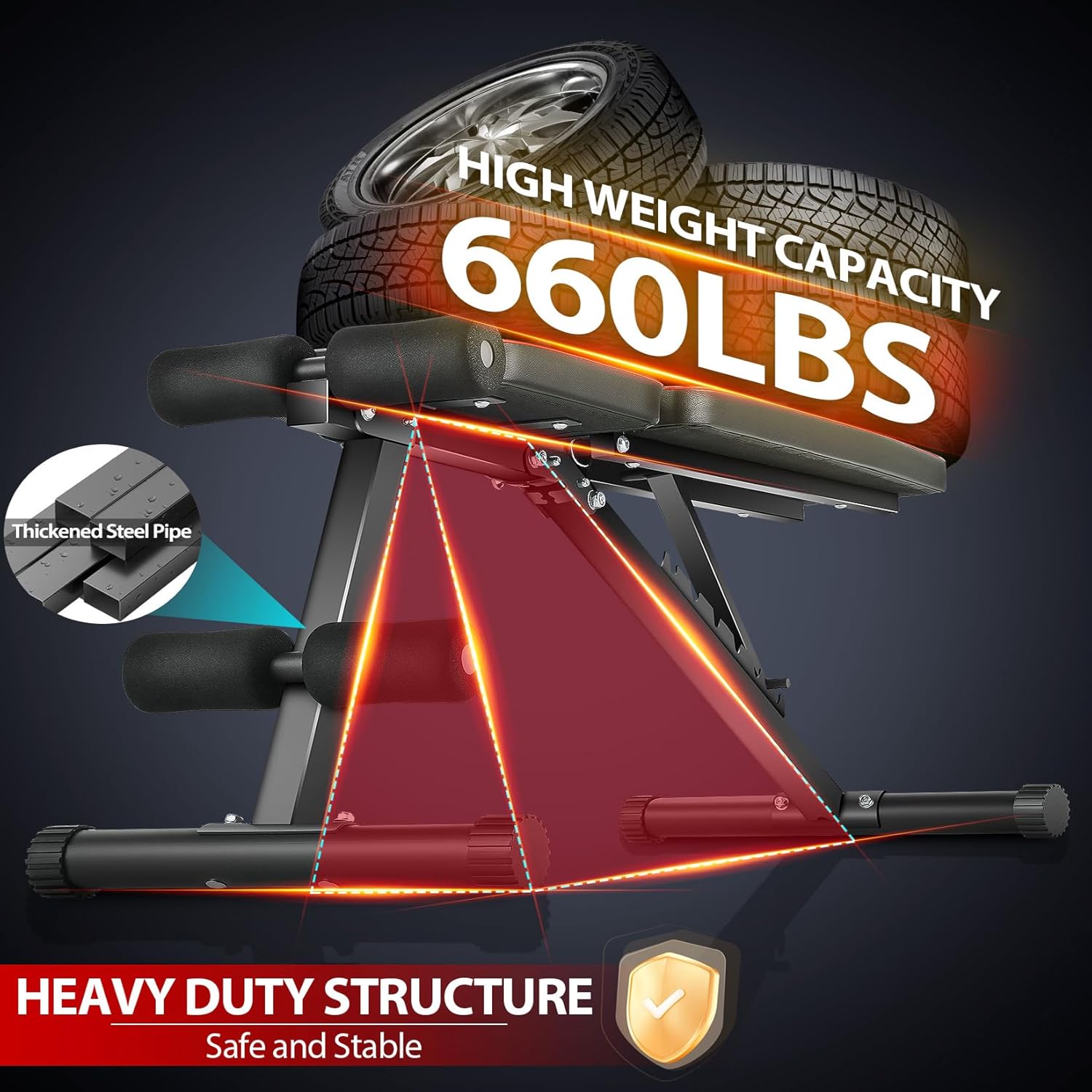 OPPSDECOR Weight Bench for Home Gym