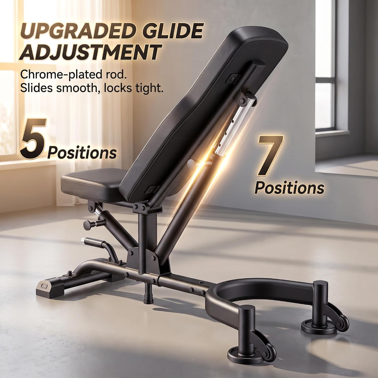 OPPSDECOR Commercial Weight Bench Set