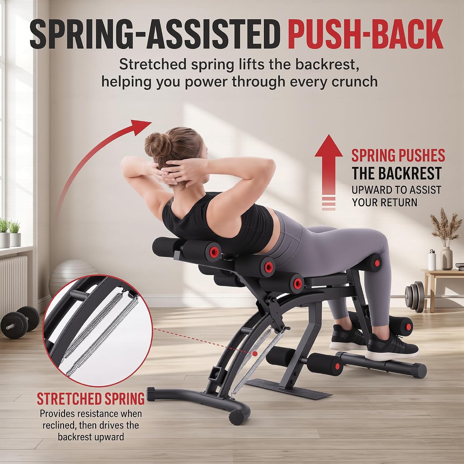 OPPSDECOR Weight Bench for Home Gym, ASTM-Certified 660LBS Fast Foldable Workout Bench for Home Gym