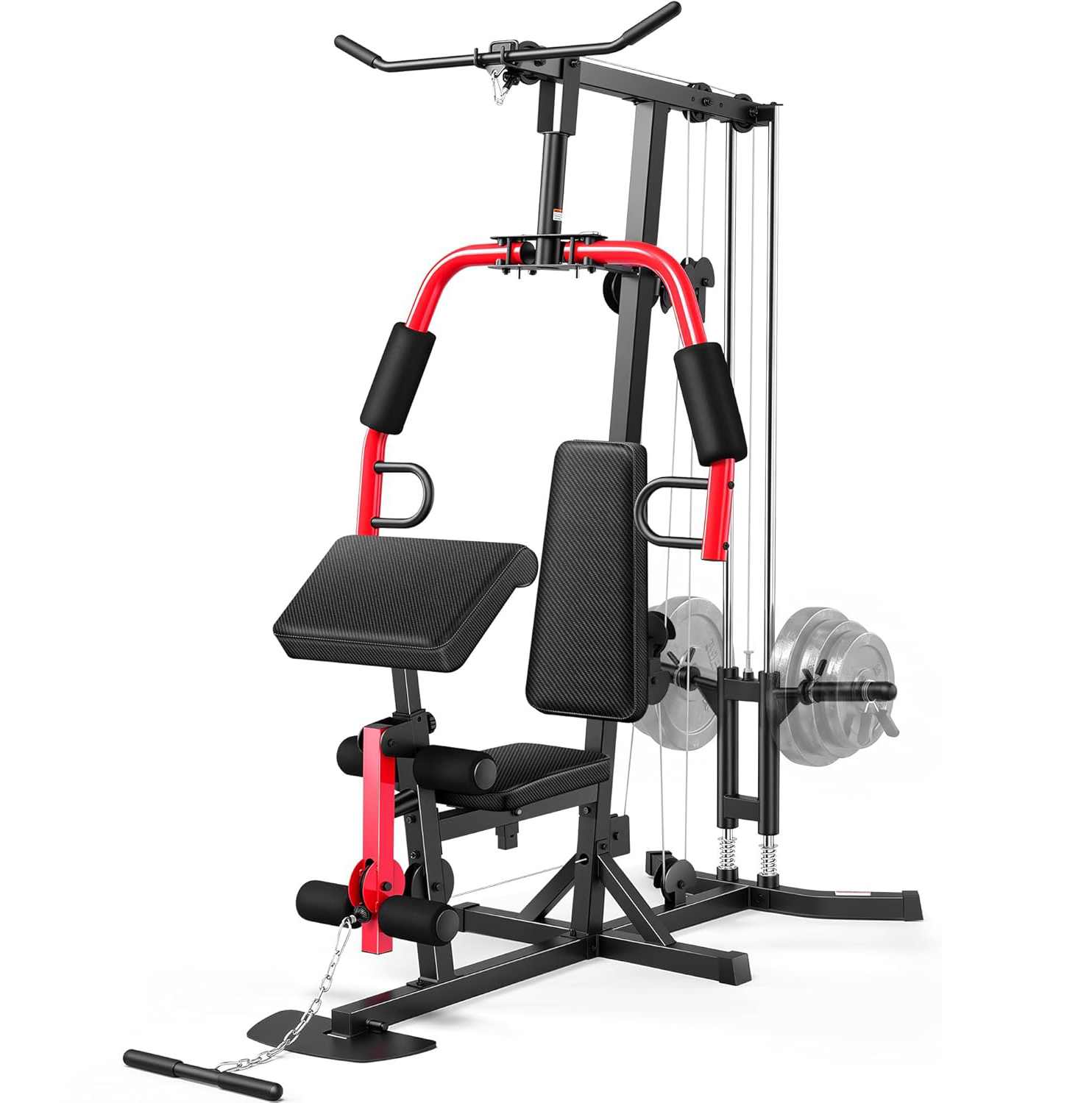 OPPSDECOR 3.0 Home Gym Equipment, All in One Workout Station with Pulley System & Seated Rowing
