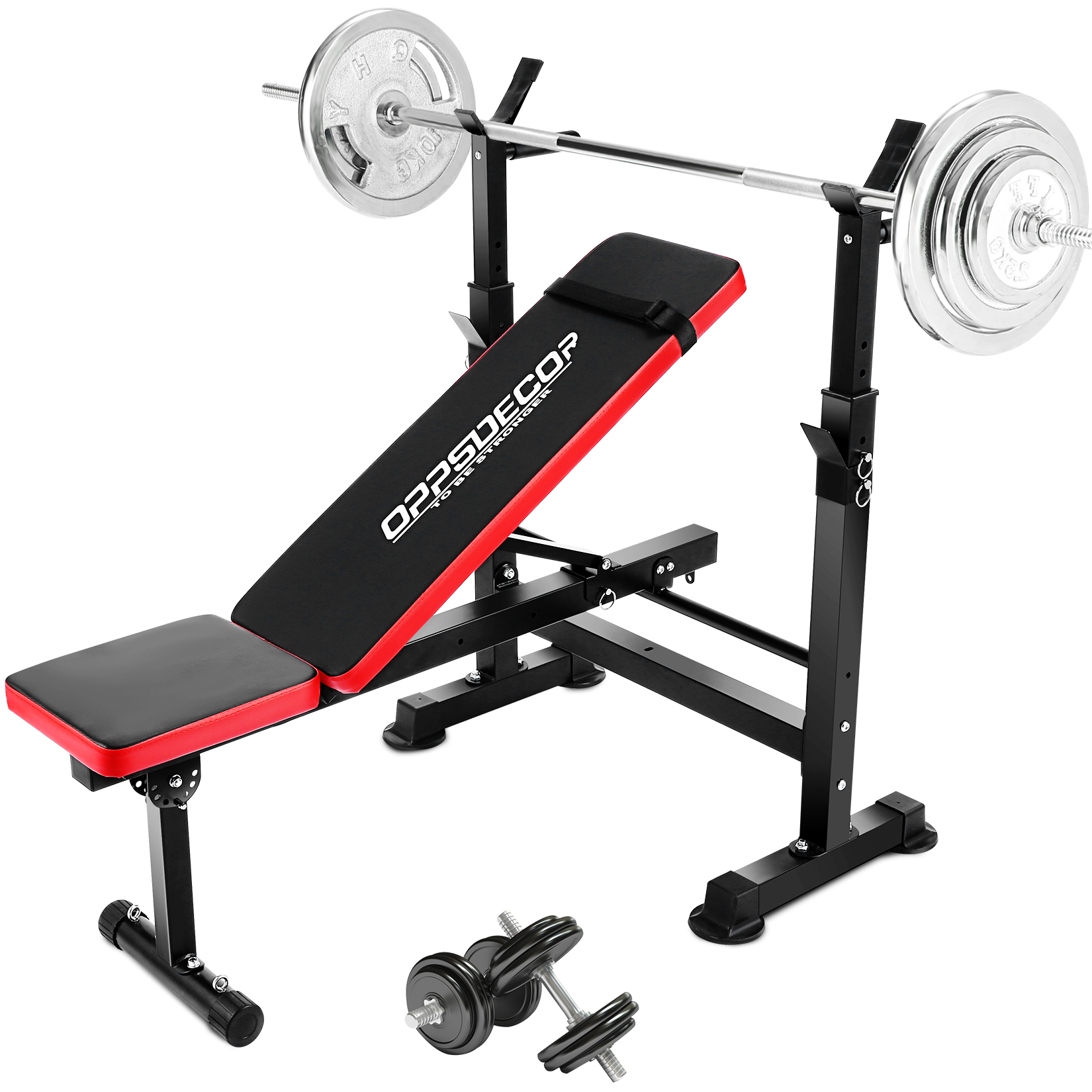 WEIGHT BENCH WITH RACK – Oppsdecor