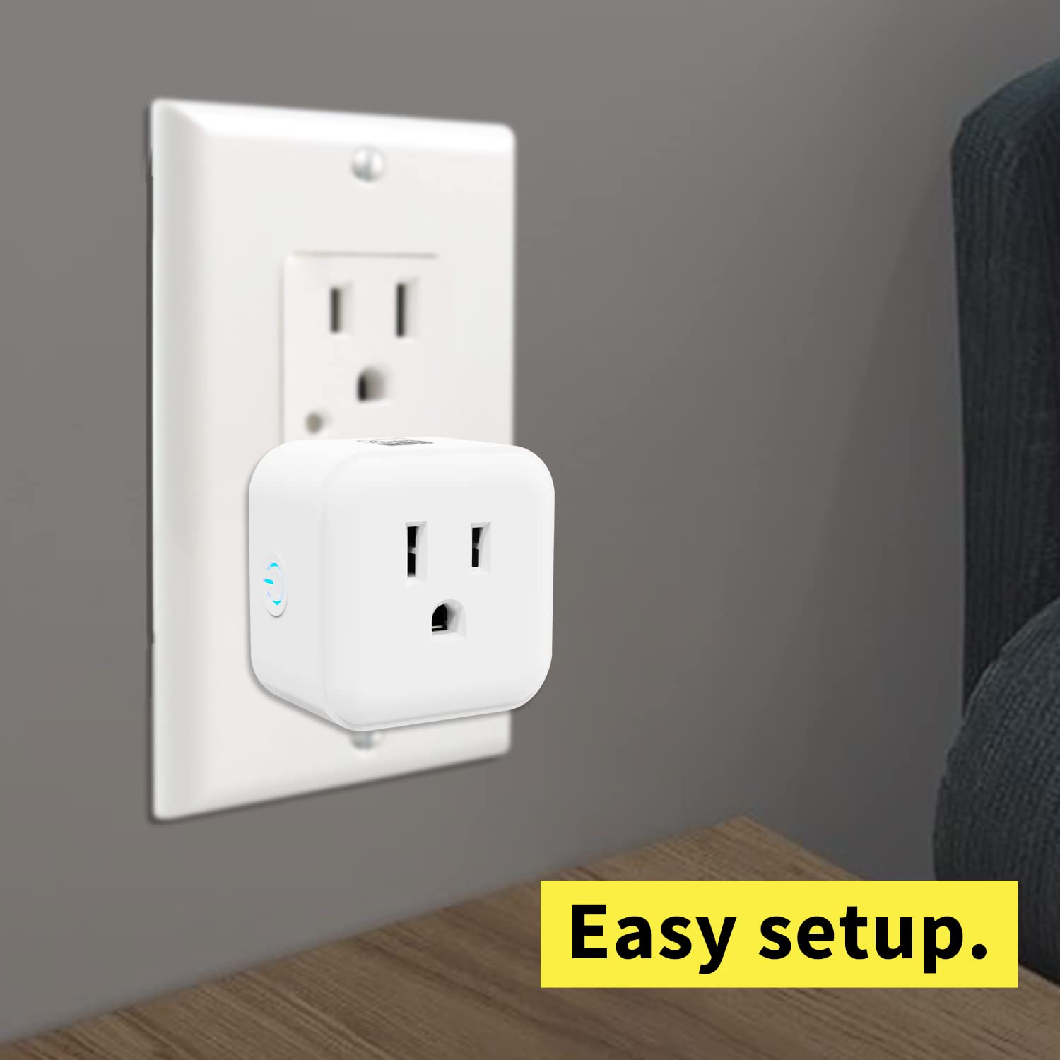 Minoston Z-Wave 700 Series Smart Plug for Outdoor and Indoor (MP22Z)