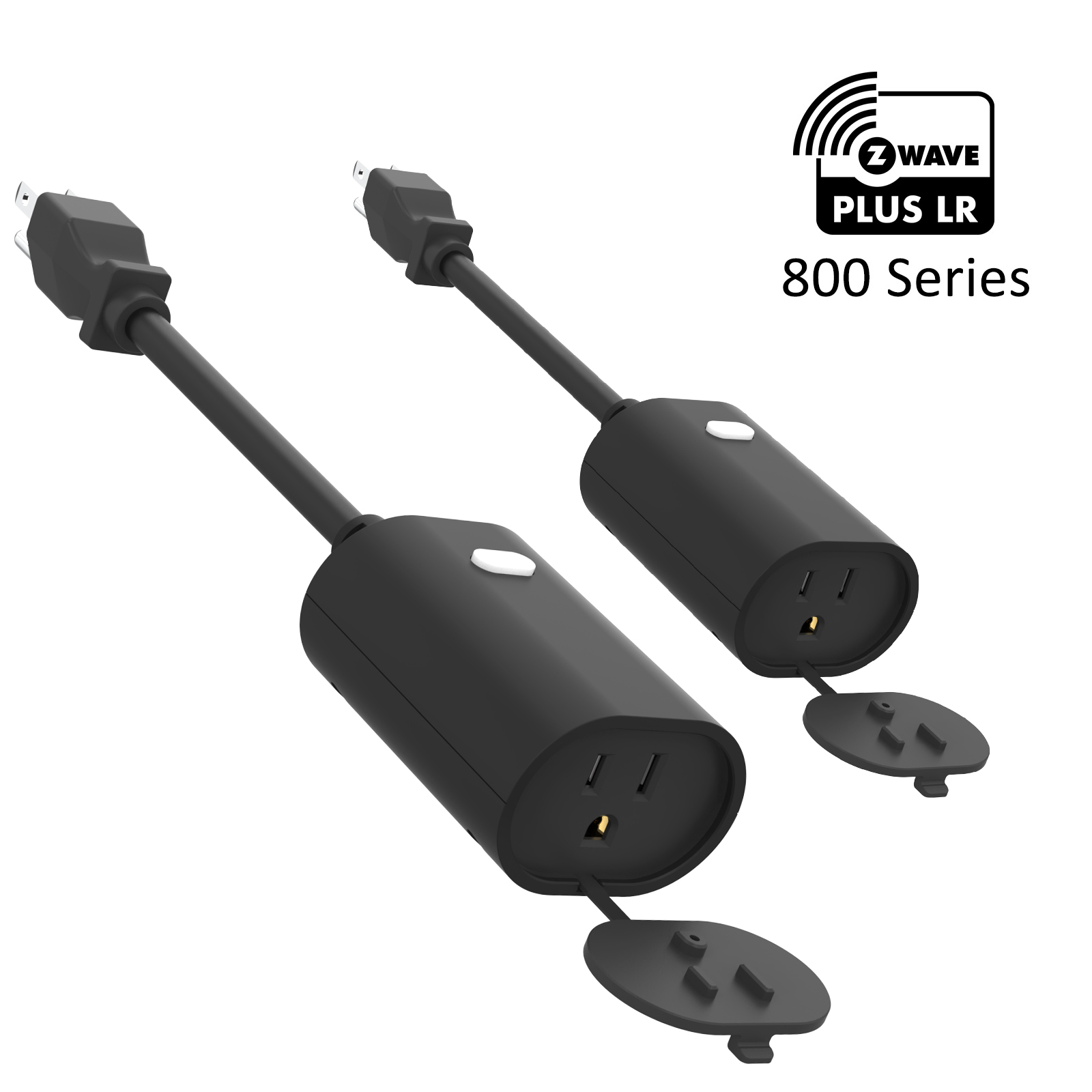 Minoston Z-Wave 800 Series Smart Plug with Energy Power Monitor for Outdoor and Indoor (MP22ZP)