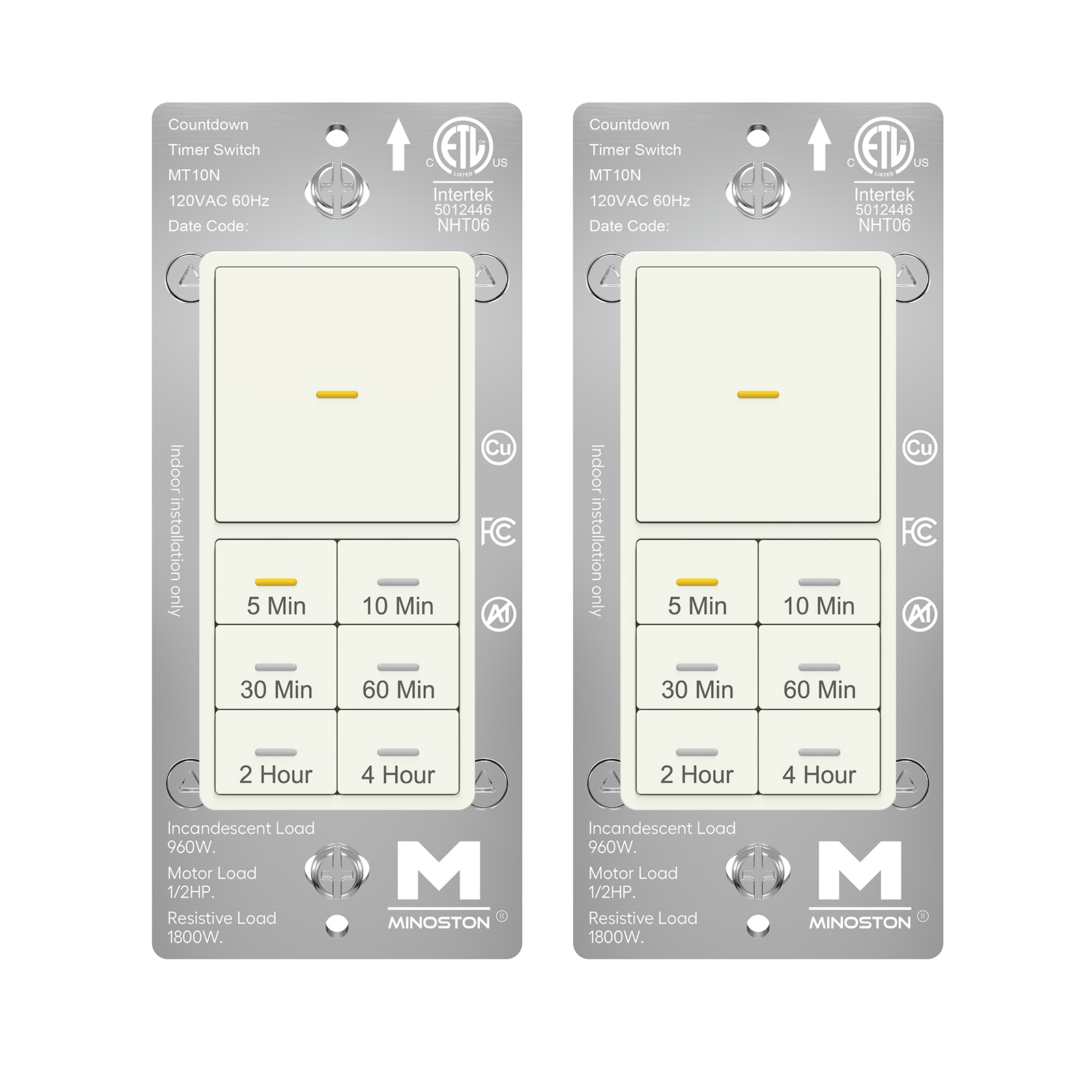 Minoston 4 Hour Countdown Timer Switch (MT10N)