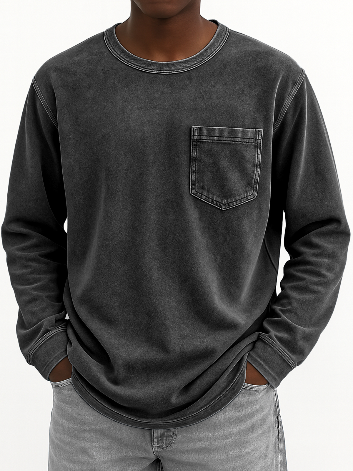 Men's Vintage Long-sleeved T-shirt