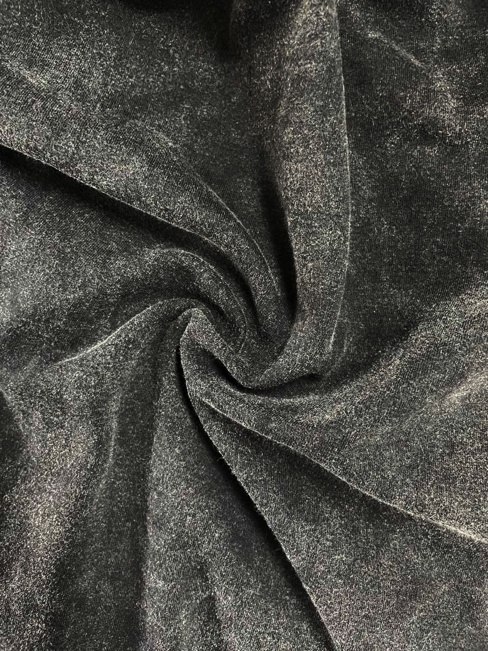 Men's Washed Distressed Cotton Basic Round Neck Long-sleeved Sweatshirt