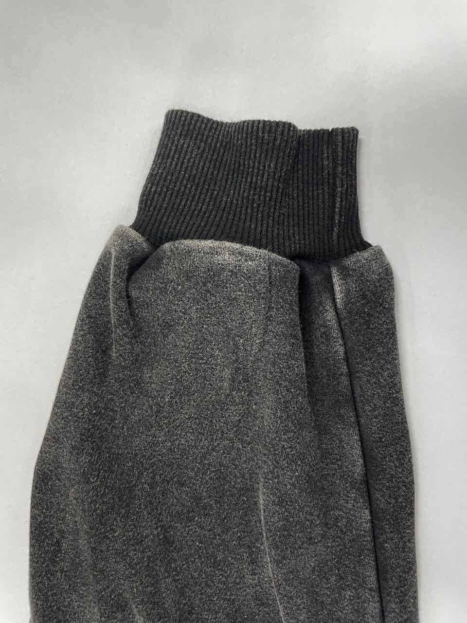 Men's Washed Distressed Cotton Basic Round Neck Long-sleeved Sweatshirt