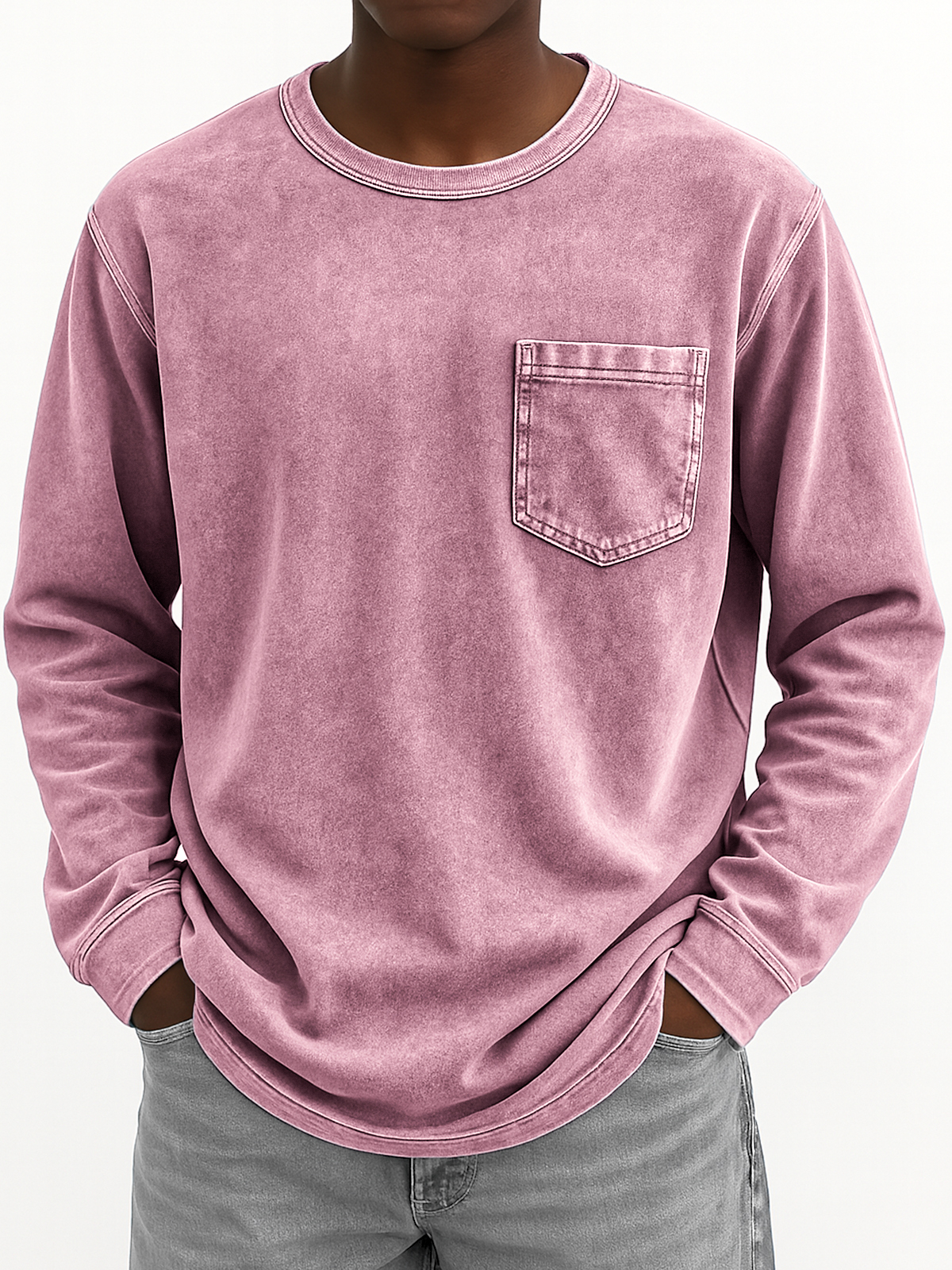 Men's Vintage Long-sleeved T-shirt