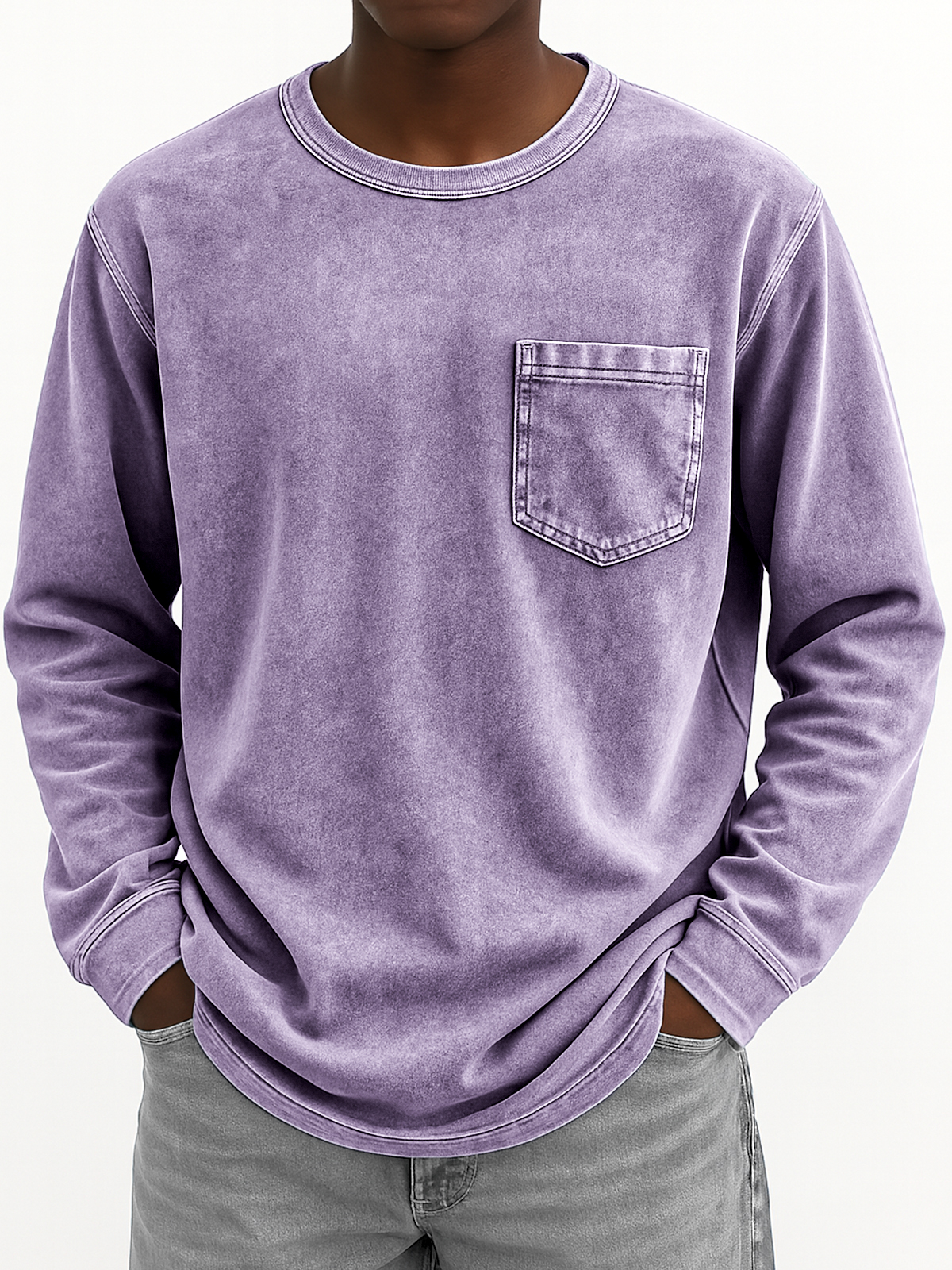 Men's Vintage Long-sleeved T-shirt