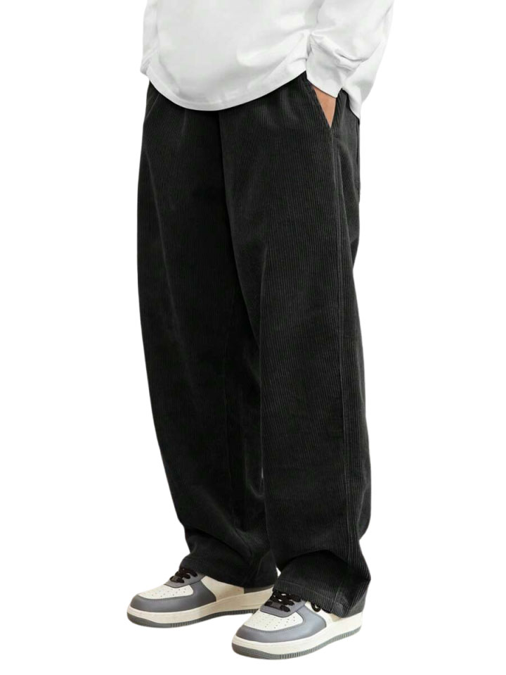 Men's Fashionable Retro Loose Thickened Trousers