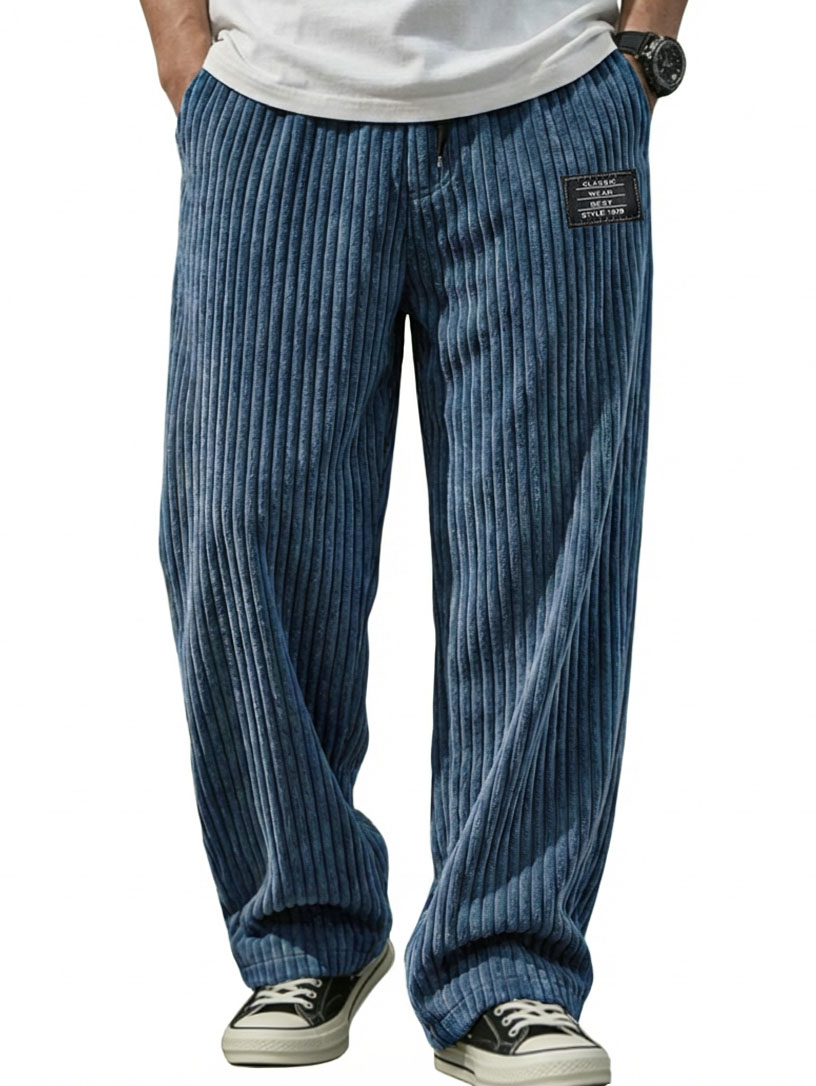 Stylish Casual Loose Pocket Tether Pants