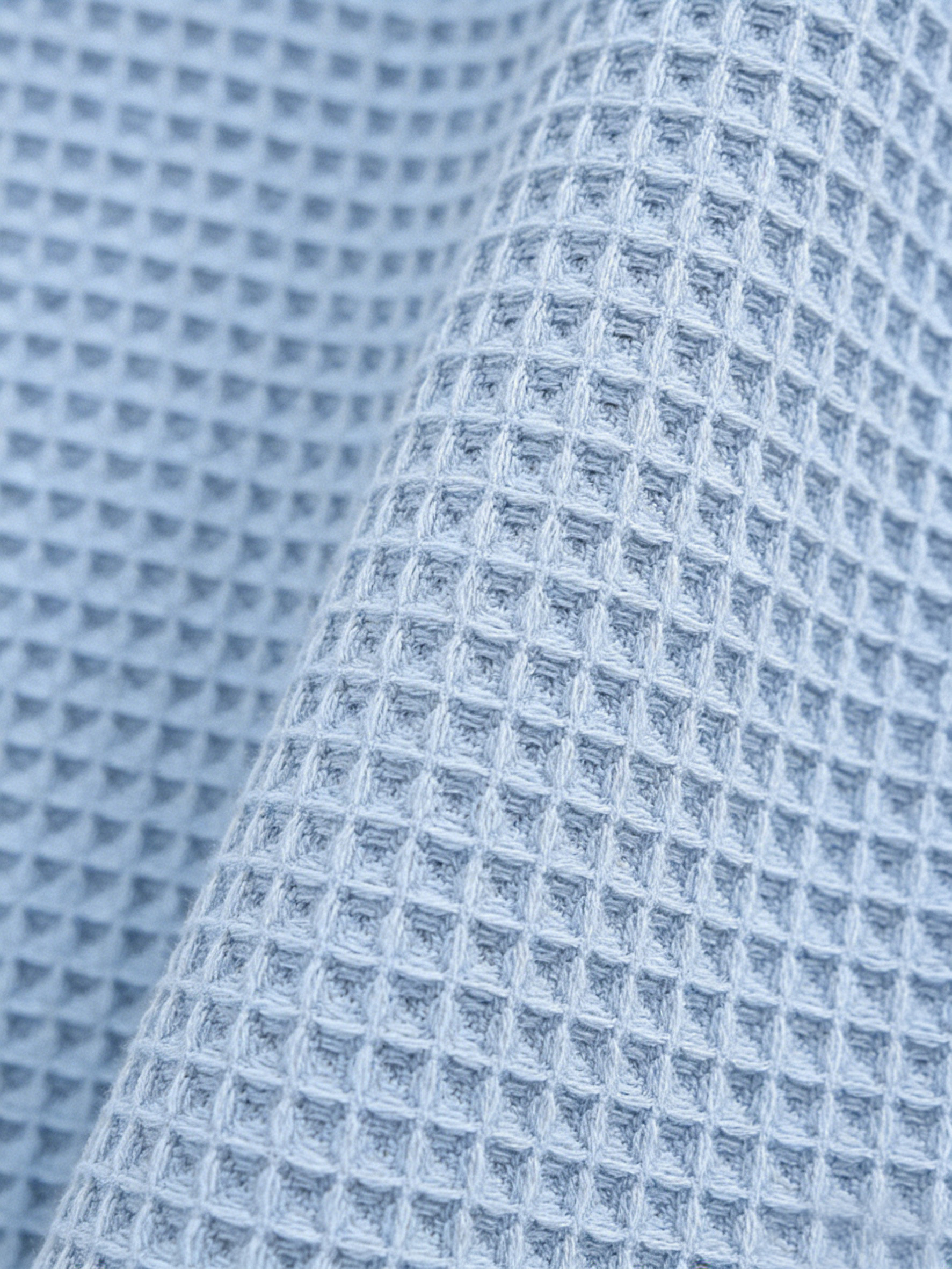 Men's Solid Color Casual Waffle Unstitched Design Cuban Collar Short Sleeve Shirt