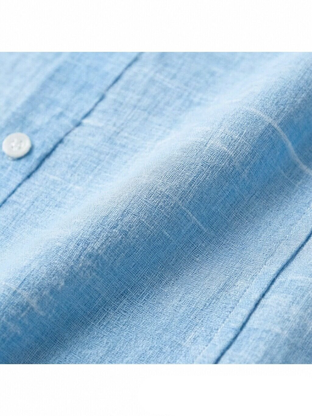 Men's resort casual cotton and linen deconstructed design Cuban collar short-sleeved shirt