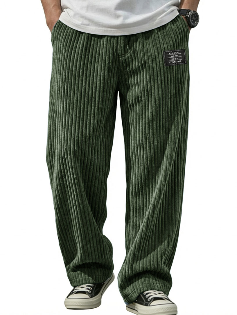 Stylish Casual Loose Pocket Tether Pants