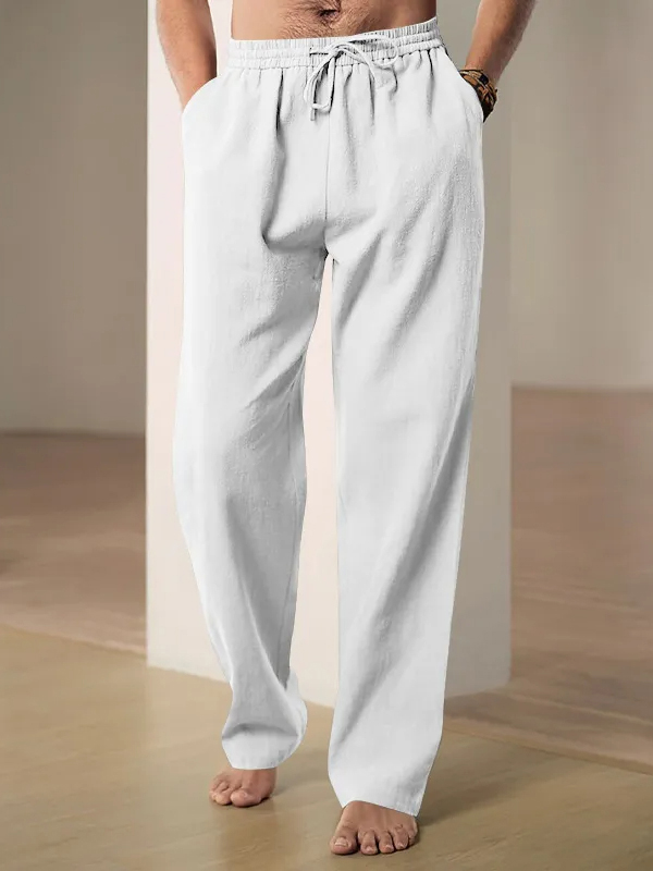 Solid Simple Lightweight Loose Fit Sweatpants