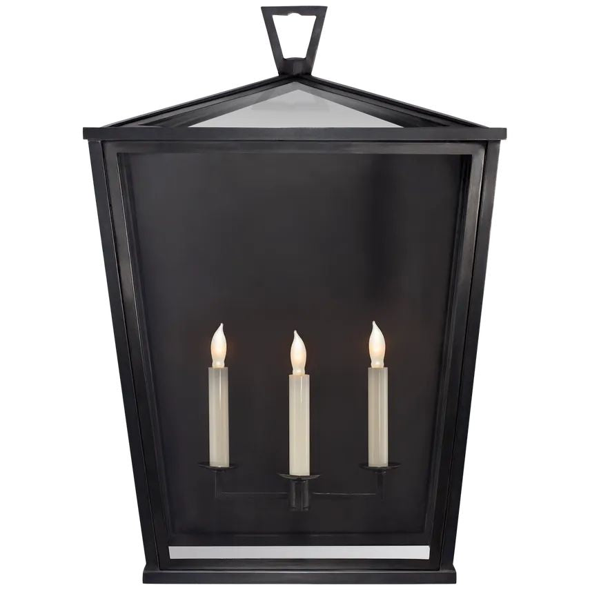 Revelry 3/4 Lantern Wall Sconce Outdoor