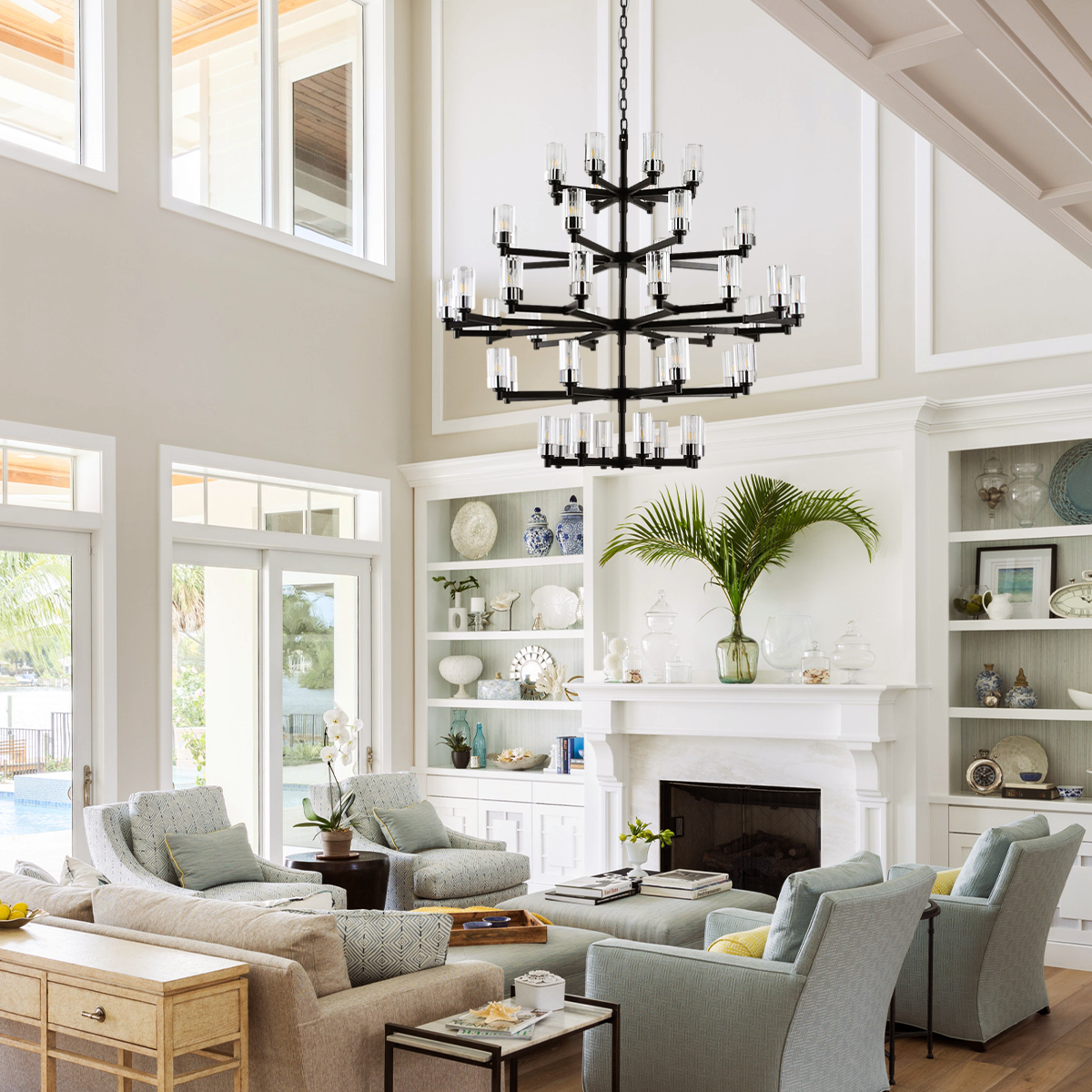 Hertha Large Crystal Chandelier