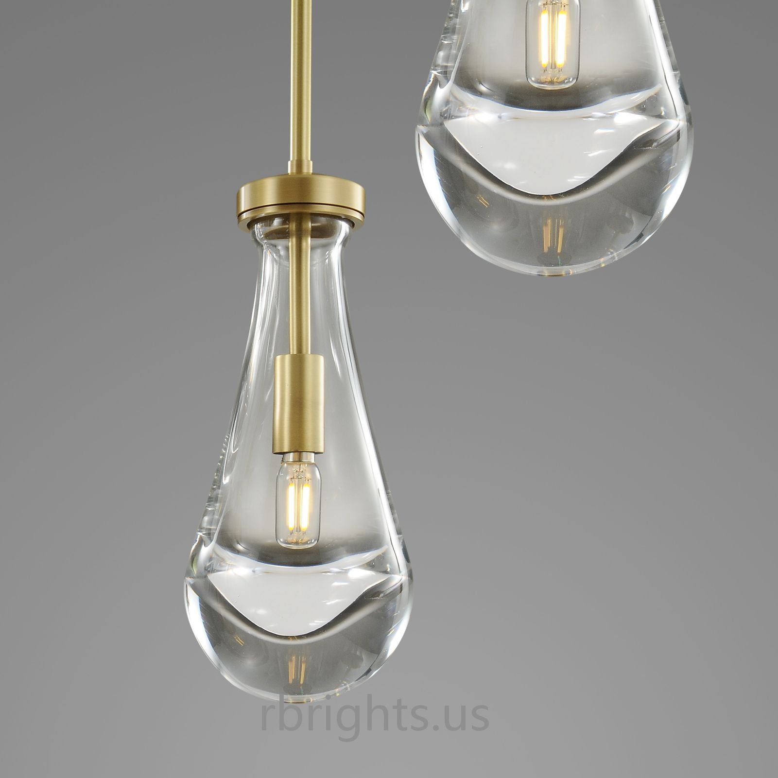Raindrops Rectangular Chandelier 36" rod chandeliers for dining room,chandeliers for stairways,chandeliers for foyer,chandeliers for bedrooms,chandeliers for kitchen,chandeliers for living room Rbrights   