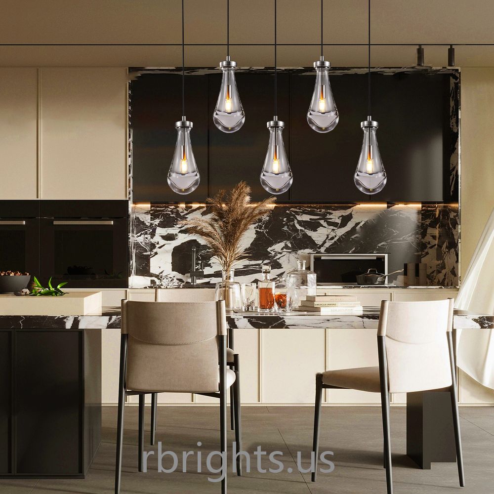 Raindrops Rectangular Chandelier 36" cord chandeliers for dining room,chandeliers for stairways,chandeliers for foyer,chandeliers for bedrooms,chandeliers for kitchen,chandeliers for living room Rbrights   