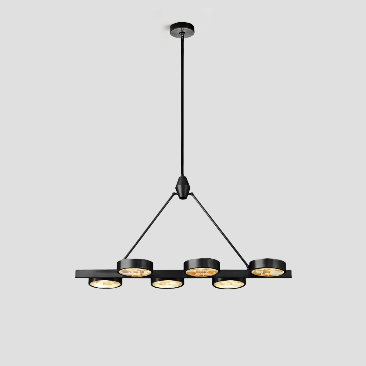 Ayden Linear Brass Chandelier