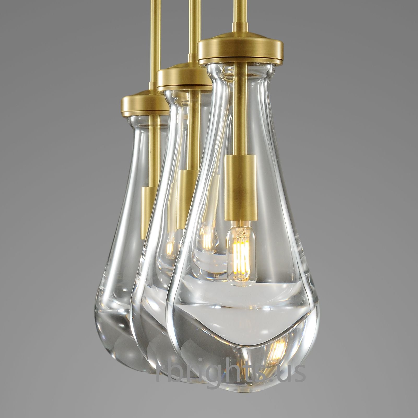 Raindrops Rectangular Chandelier 22" rod chandeliers for dining room,chandeliers for stairways,chandeliers for foyer,chandeliers for bedrooms,chandeliers for kitchen,chandeliers for living room Rbrights   