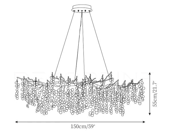 Shiro Noda Glass Chandeliers