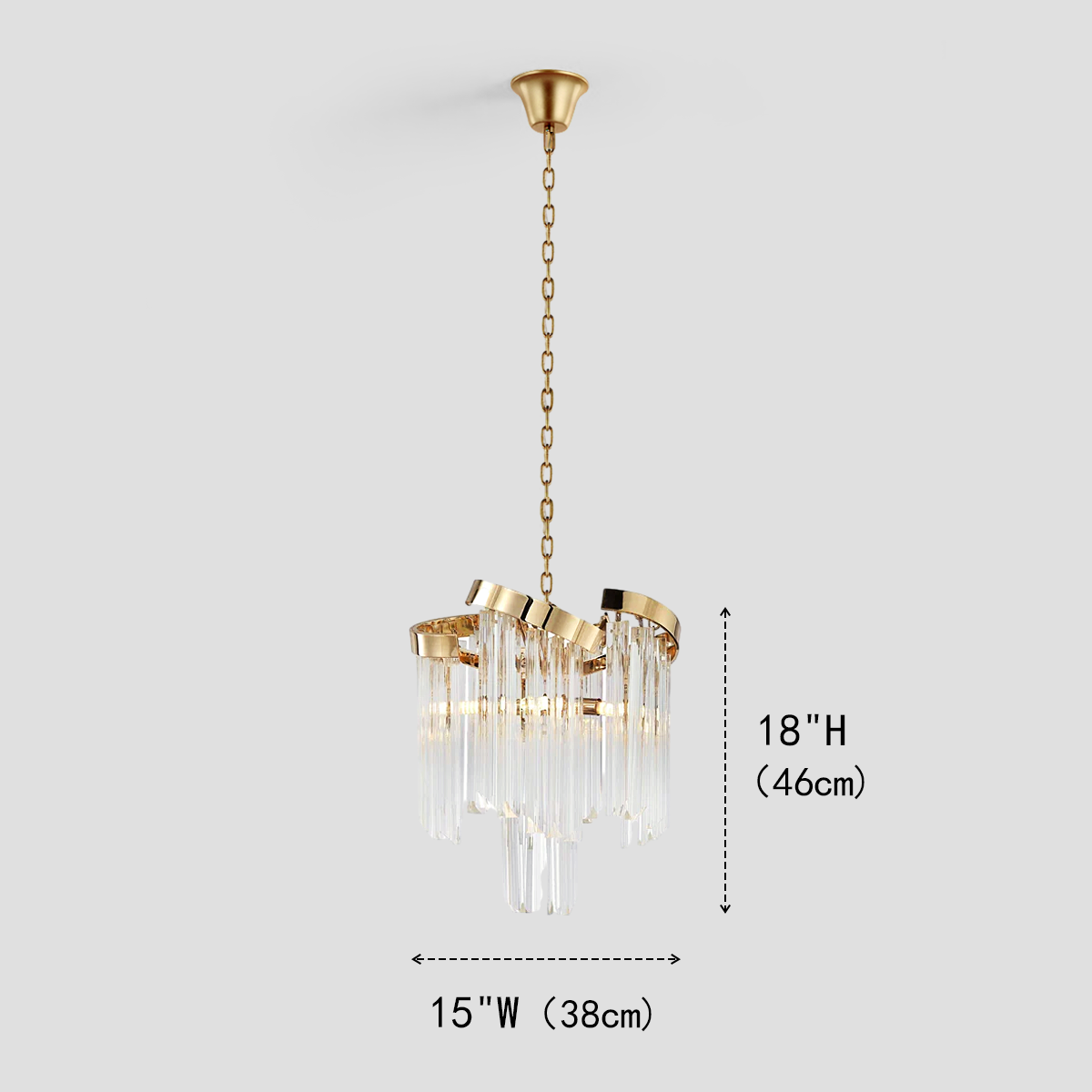 Jake Flow Crystal Chandelier